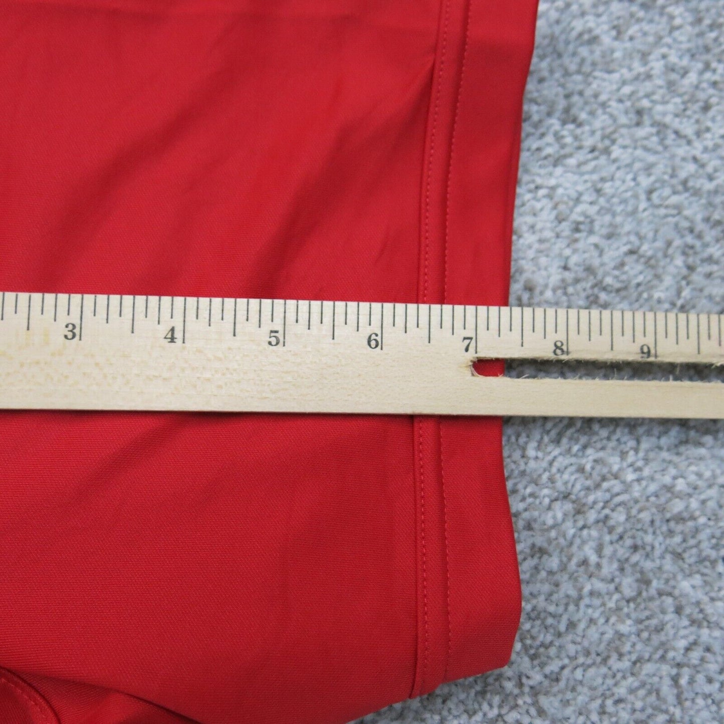 Under Armour Mens Polo Shirt Short Sleeves DHYS Logo Heatgear Red Size X Large