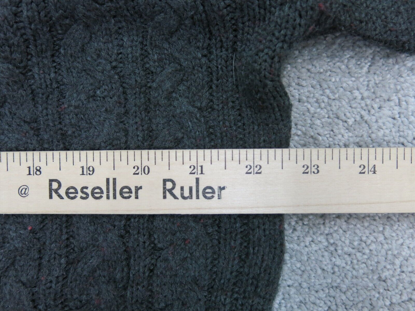 Massimo Mens Pullover Sweater Long Sleeves Casual V Neck Black Size Large