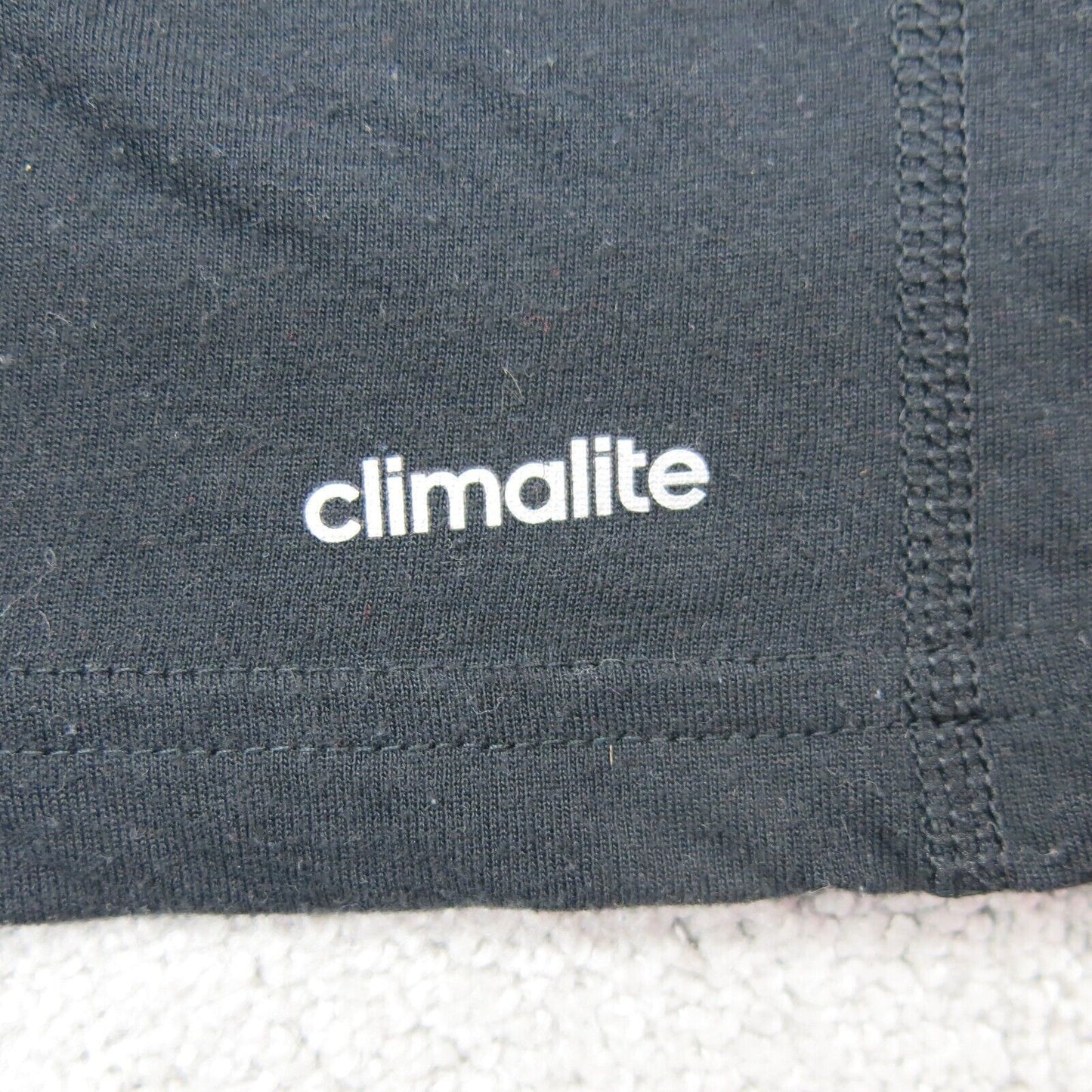 Adidas Mens Crew Neck T Shirt Ultimate Tee Long Sleeves Graphic Tee Black Size L