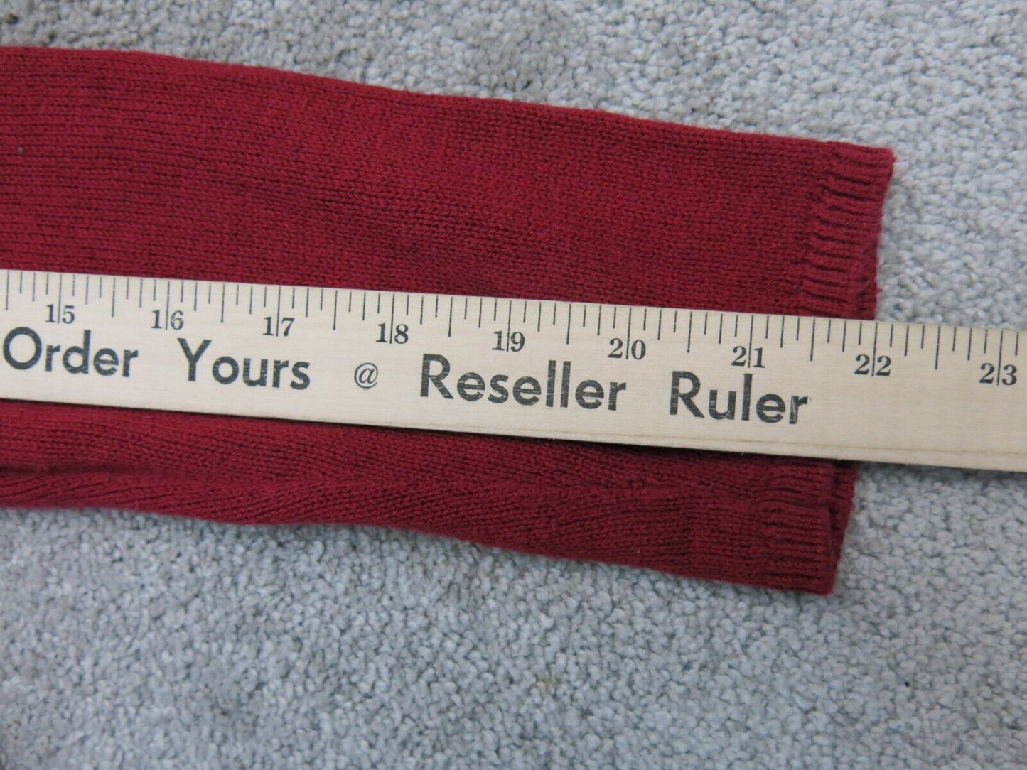 Old Navy Womens Pullover Sweater Knitted Long Sleeves Round Neck Red Size Large