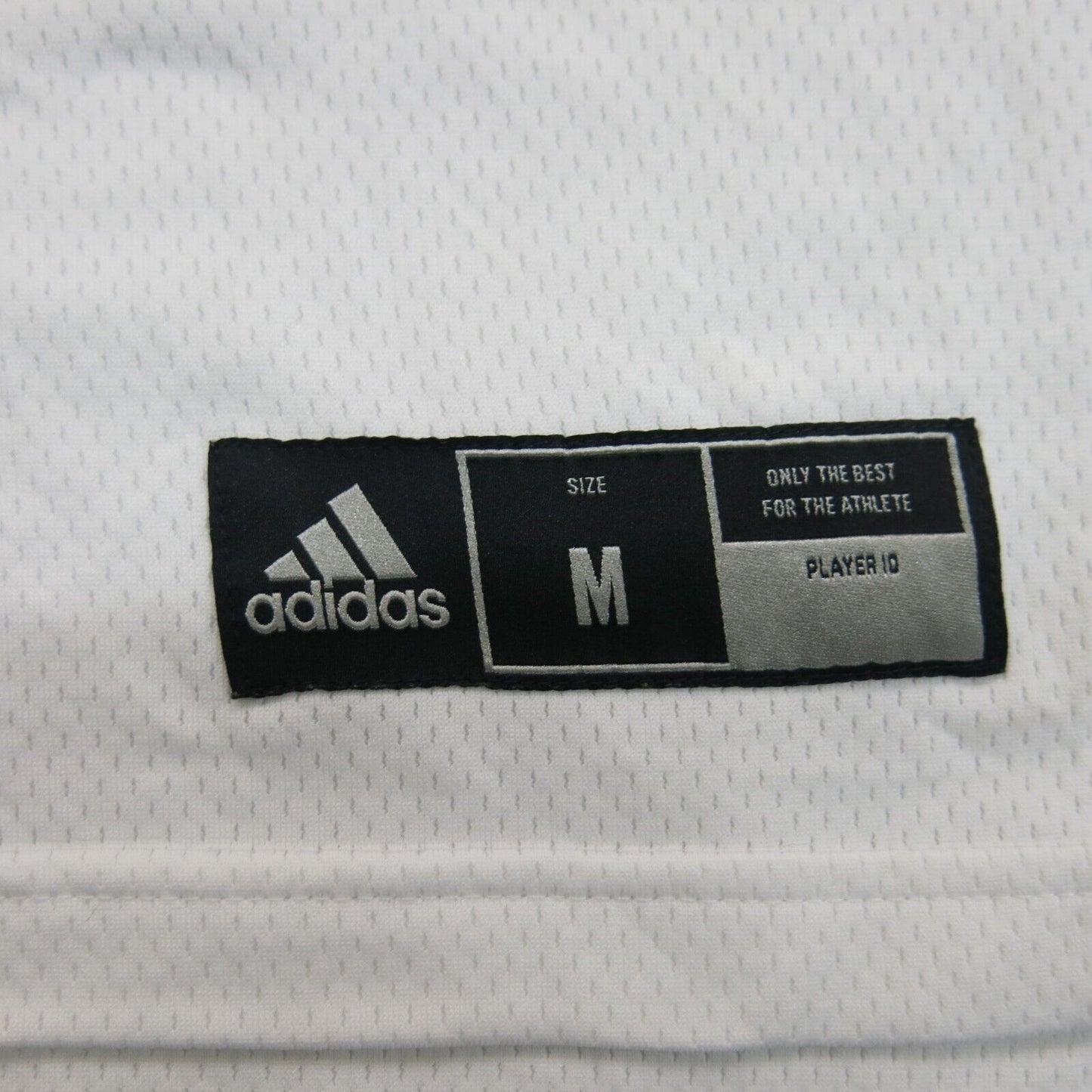 Adidas Mens T Shirt Crew Neck Short Sleeve Sports Tee Off White Size Medium