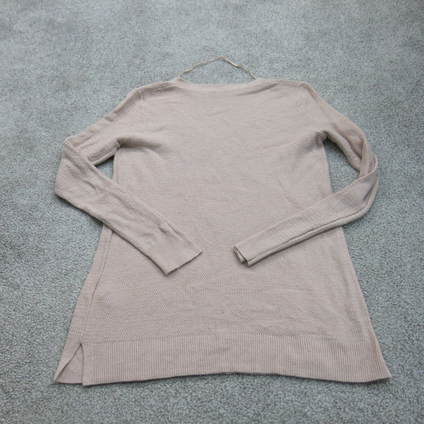Gap Womens Pullover Sweater Knitted Long Sleeve Scoop Neck Pink Size X Small