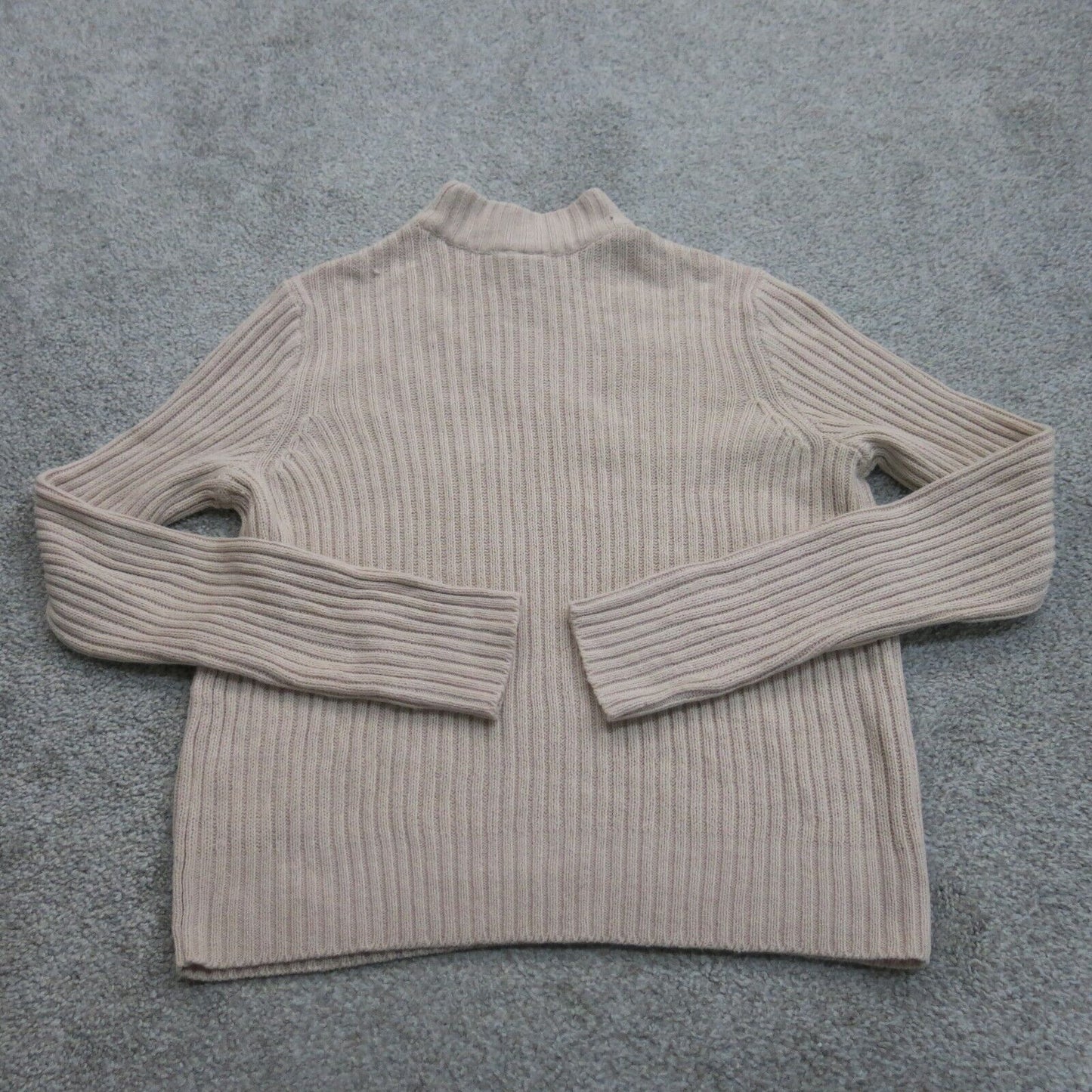 Divided By H&M Womens Pullover Sweater Mock Neck Solid Light Pink Size Small