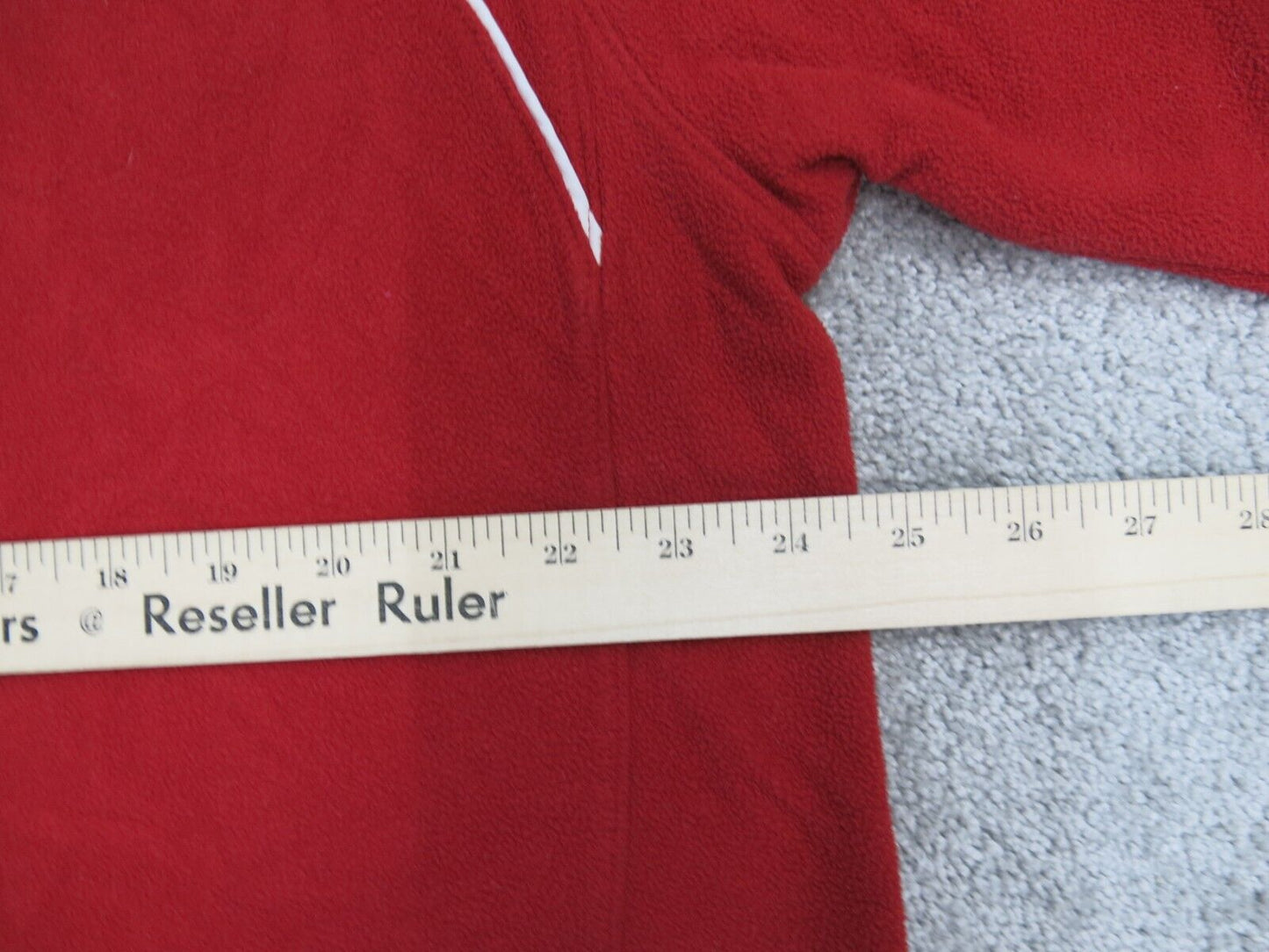 Adidas Mens Pullover Sweatshirt Crew Neck Casual Long Sleeves Red Size Large
