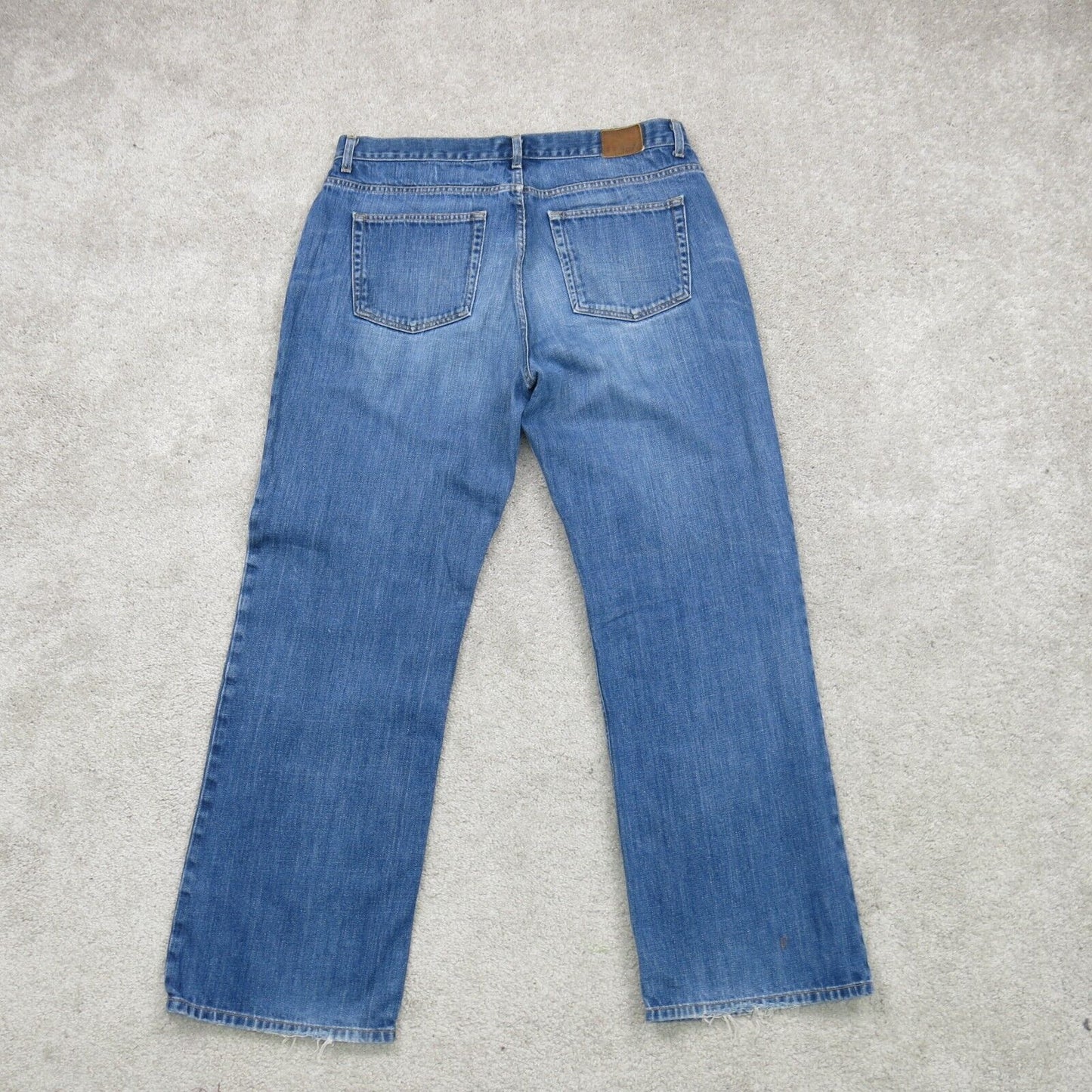 J. Crew Mens Jeans Wide Leg Denim High Rise 100% Cotton Blue Size W36XL32