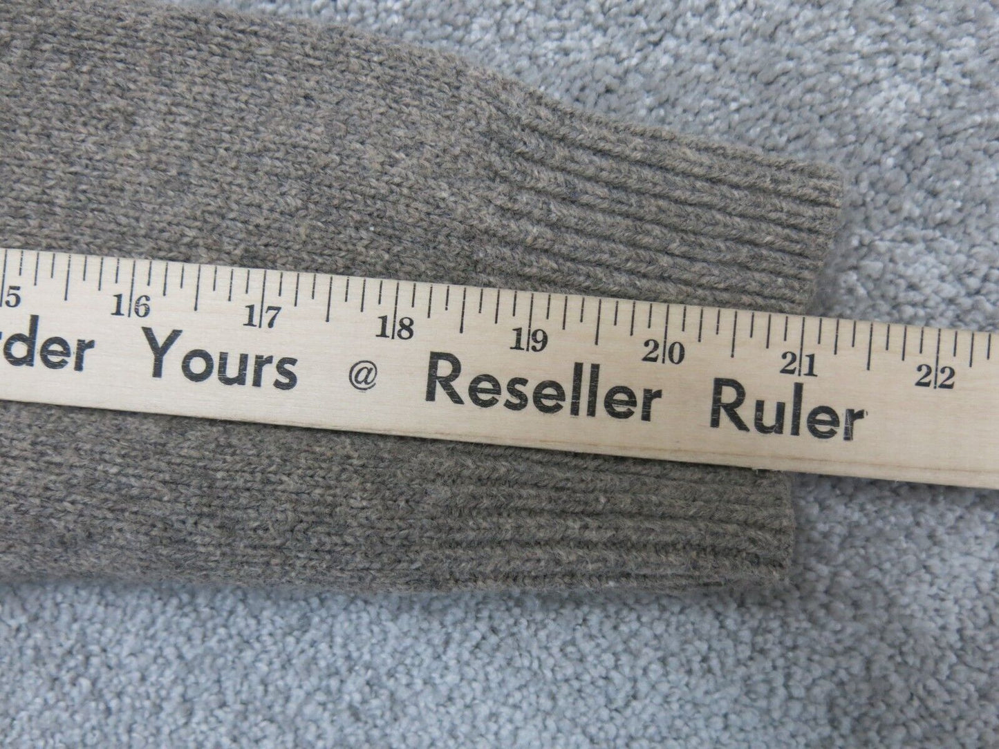 GAP  Men Cardigan Button Up Sweater Pullover Long Sleeves Gray Size Small