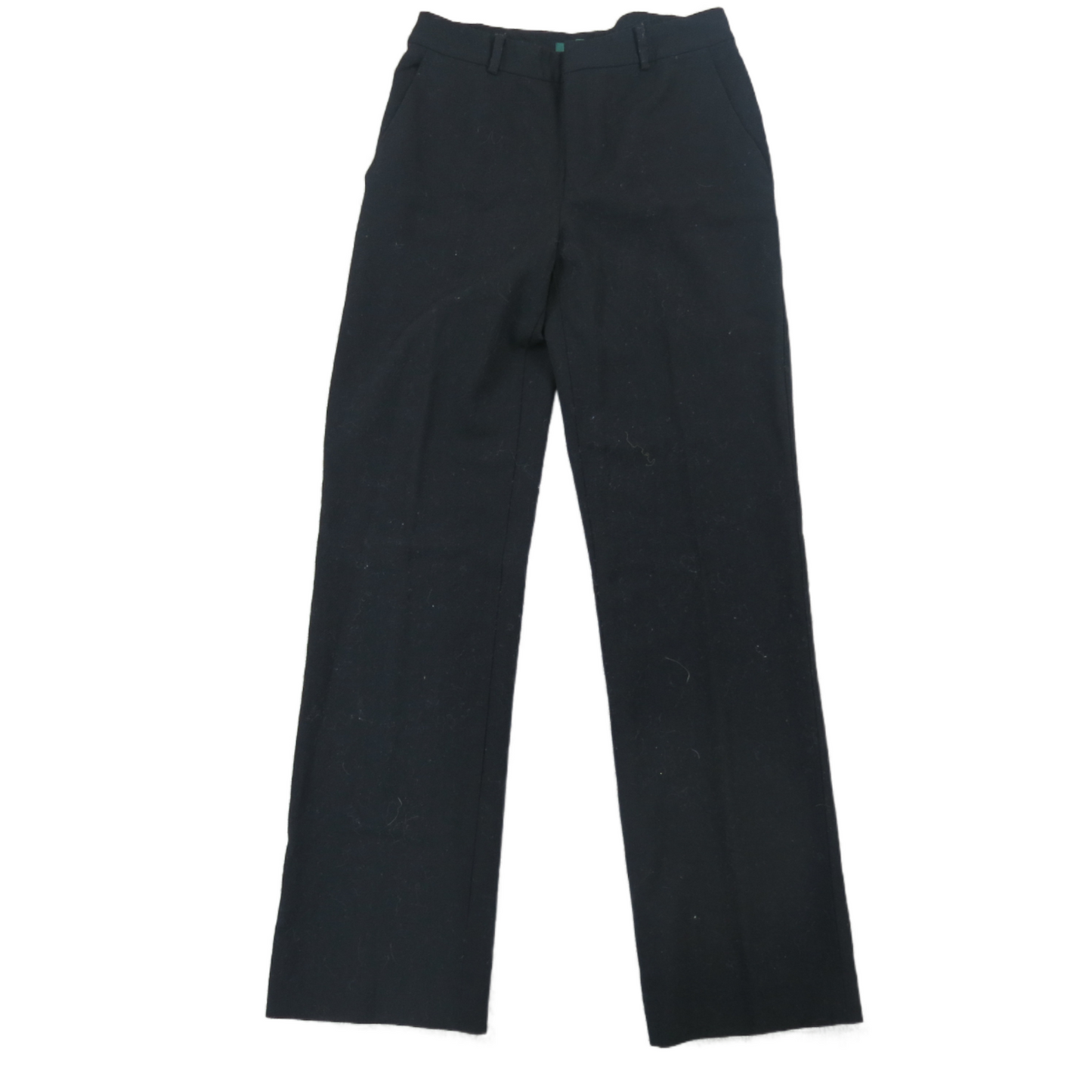 Ralph Lauren Womens Pant Dress Mid Rise Stretch Flat Front Pockets Wools Black 4