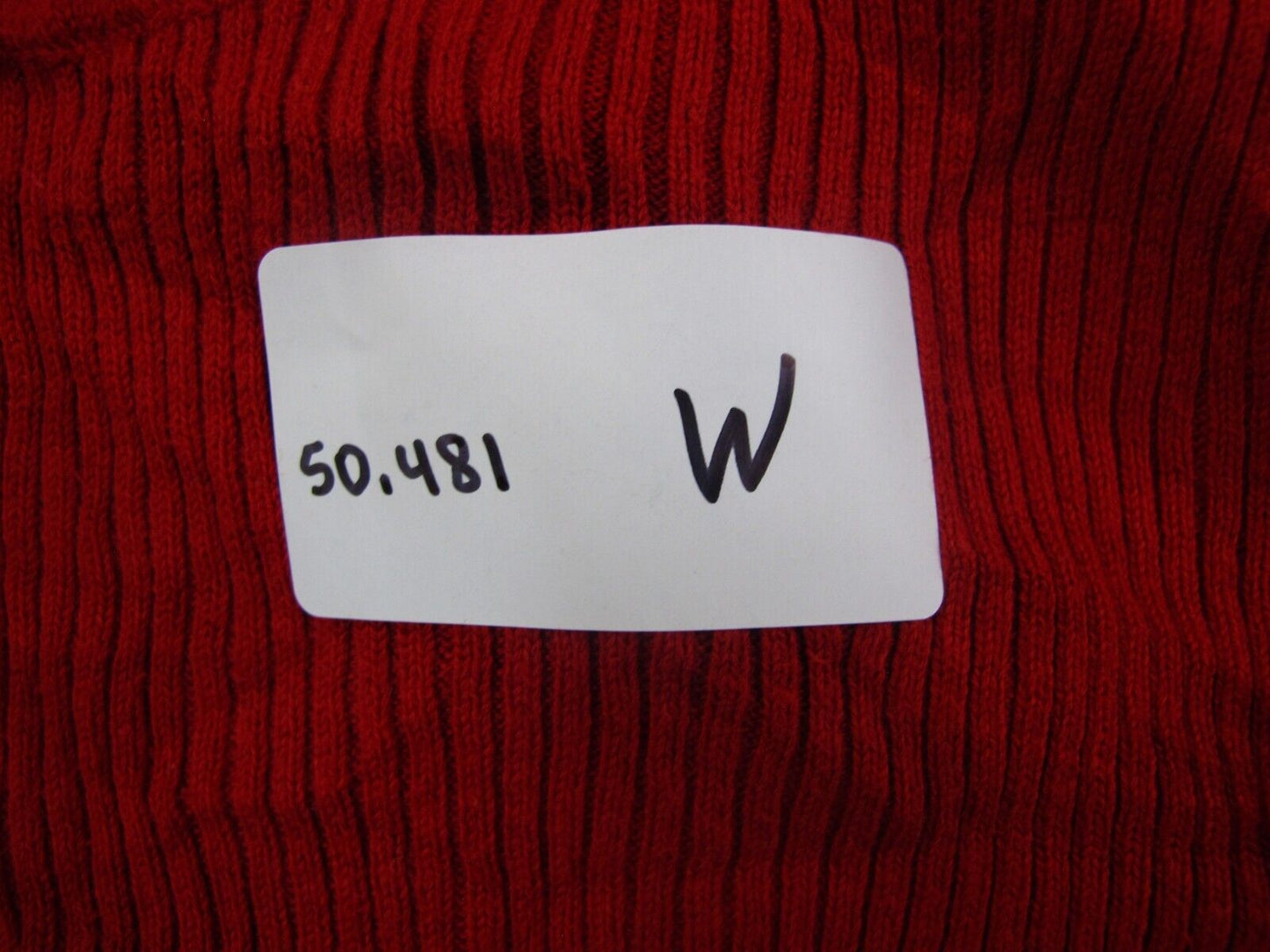 Ralph Lauren Womens Knitted Pullover Sweater High Neck Long Sleeves Red Size S