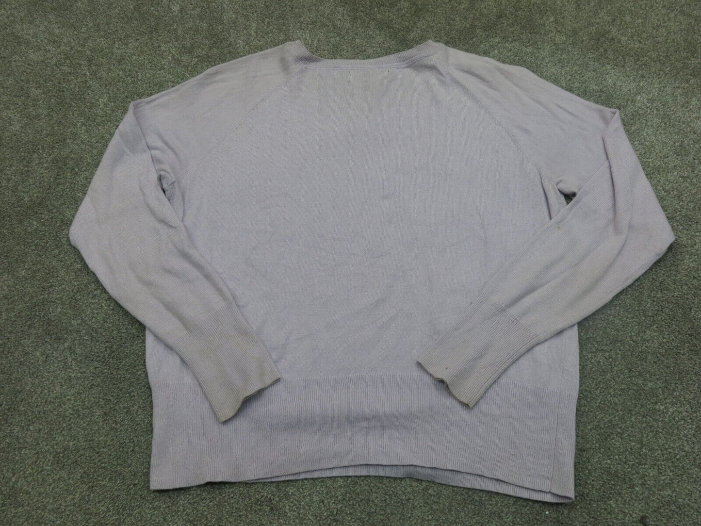 Mossimo Womens Sweater Knitted Round Neck Long Sleeves Light Purple Size L/G