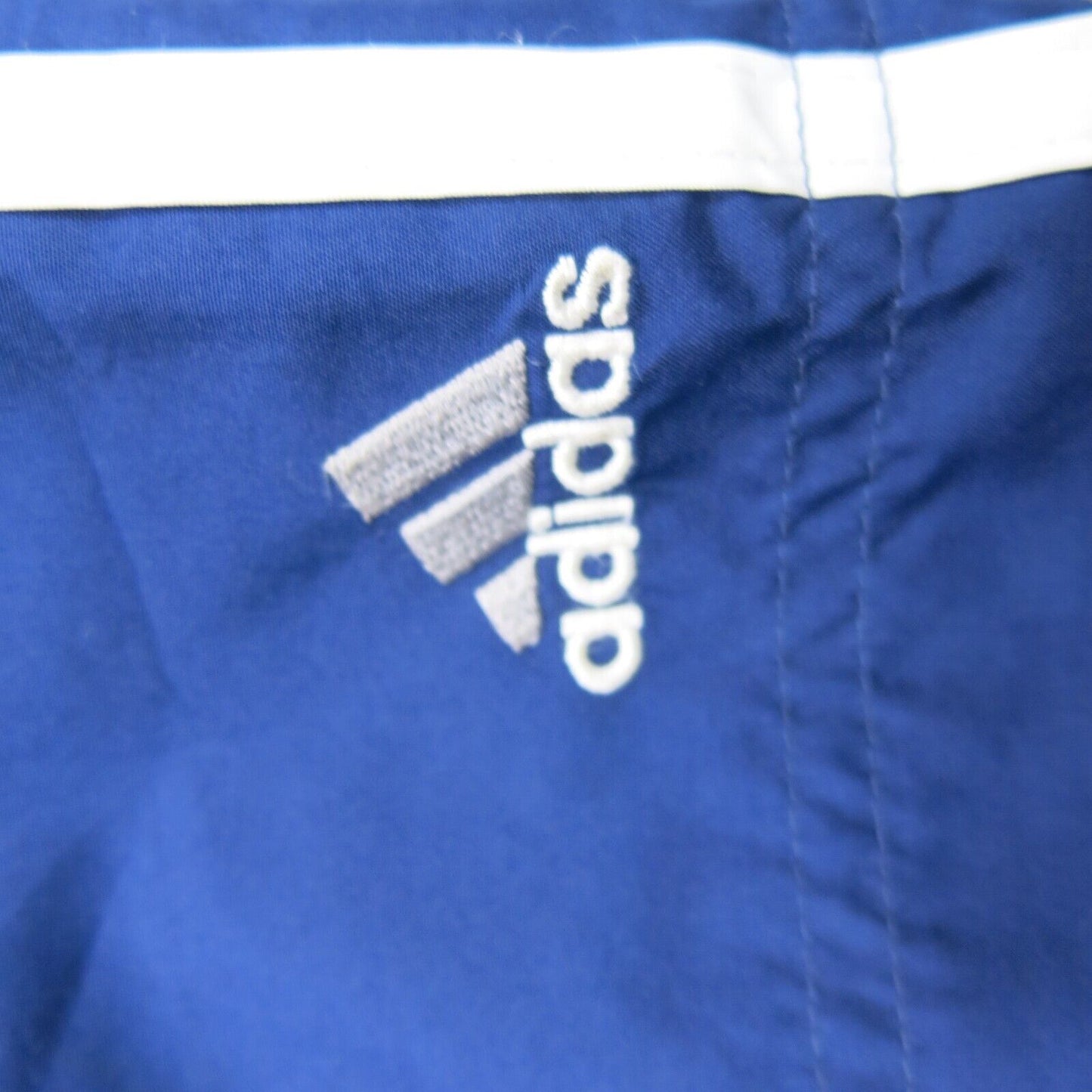 Adidas Mens Track Pants Drawstring Waist Straight Leg High Rise Blue Size W36