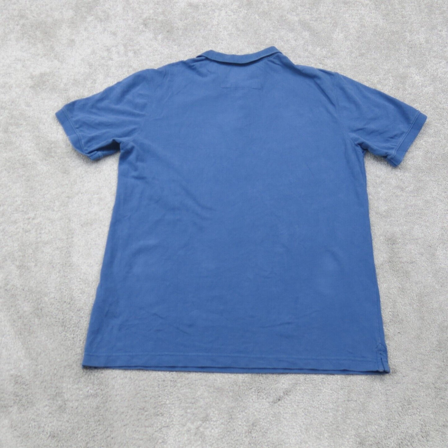 Banana Republic Mens Polo Shirt 100% Cotton Short Sleeves  Blue Size Large