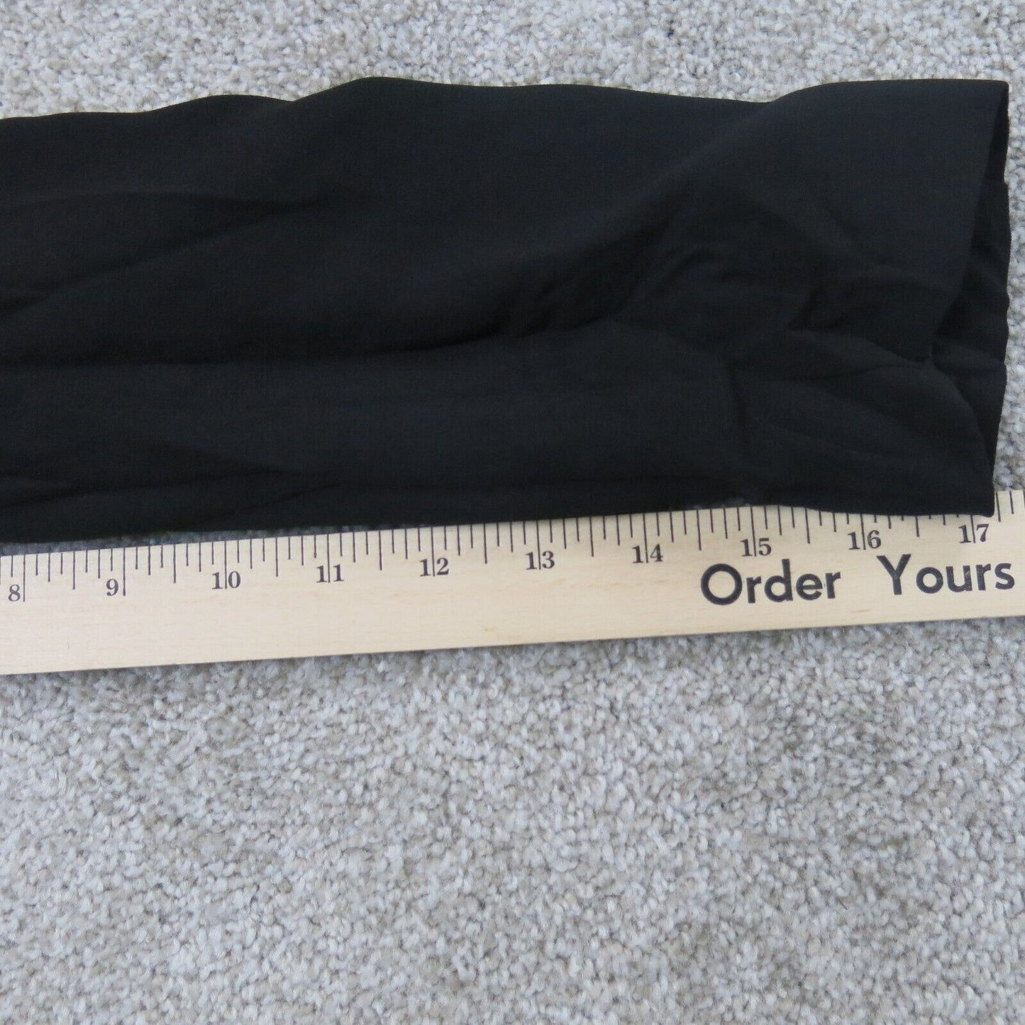 H&M Womens Over Coat Long Sleeves Open Front Pockets Solid Black Size 8