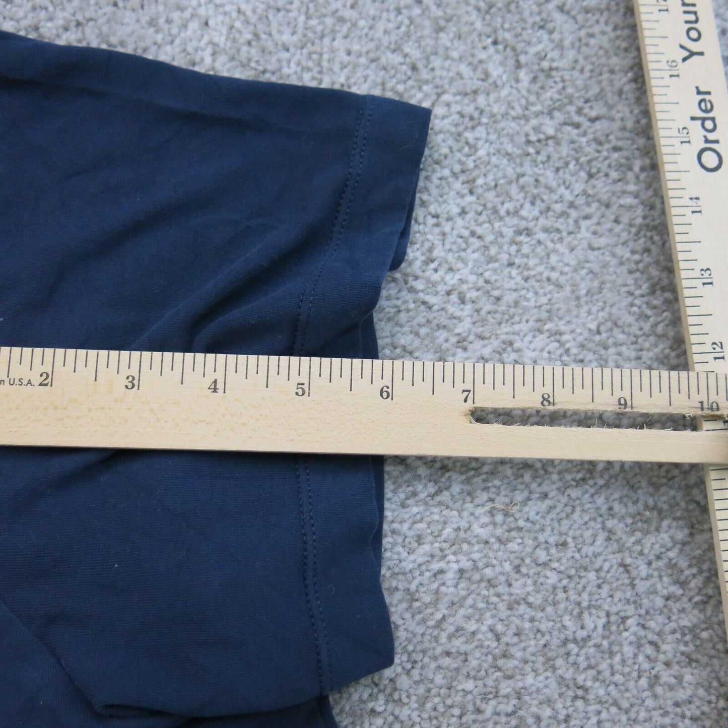 The Nike Tee Mens Crew Neck T Shirt Sports Logo Dri Fit Blue Size X Large