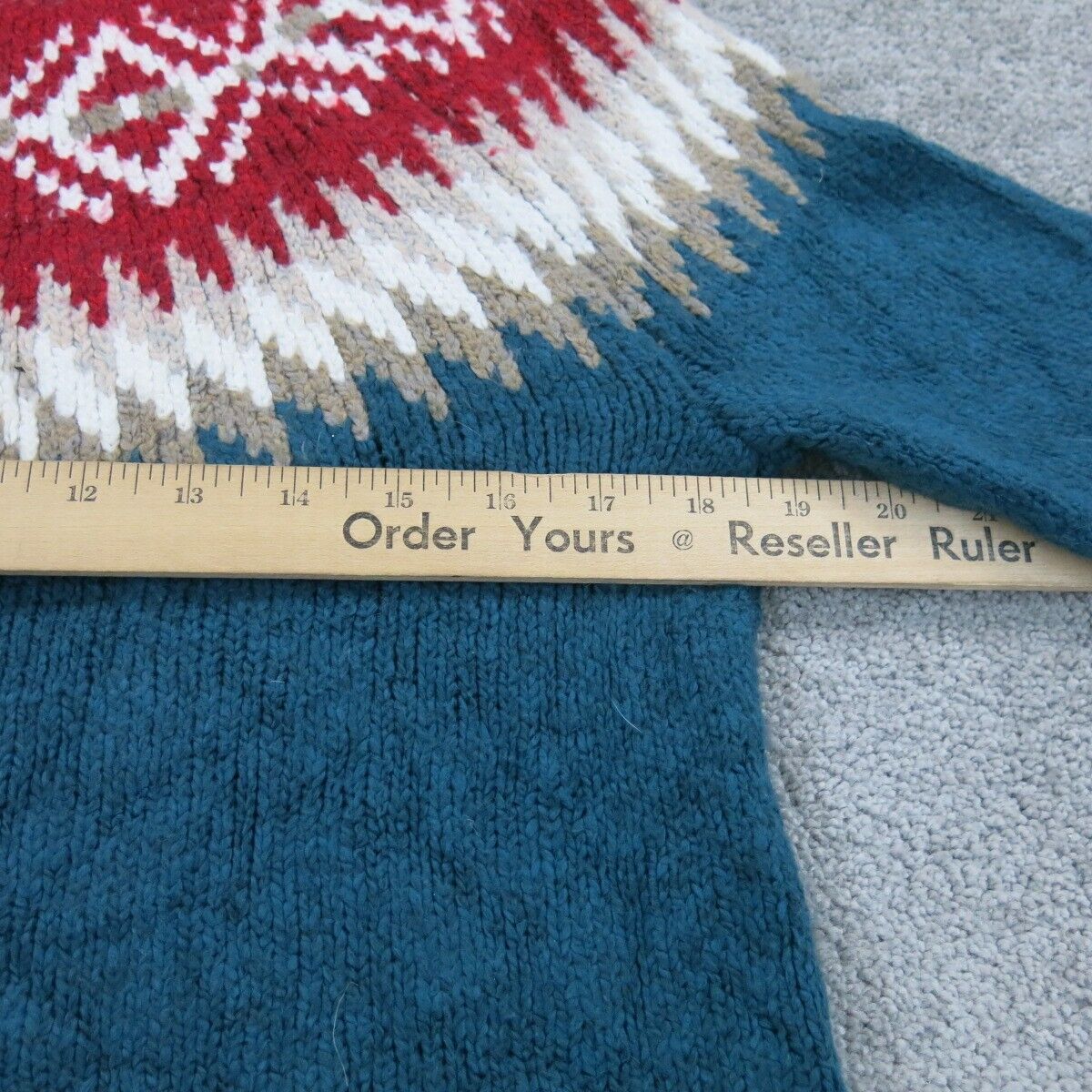 American Eagle Womens Pullover Crew Neck Sweater Long Sleeves Blue Size Small