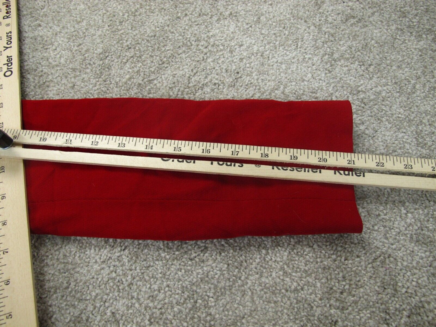 Lauren Ralph Lauren Womens Wool Blazer Coat Long Sleeve Chest Pocket Red Size 8P