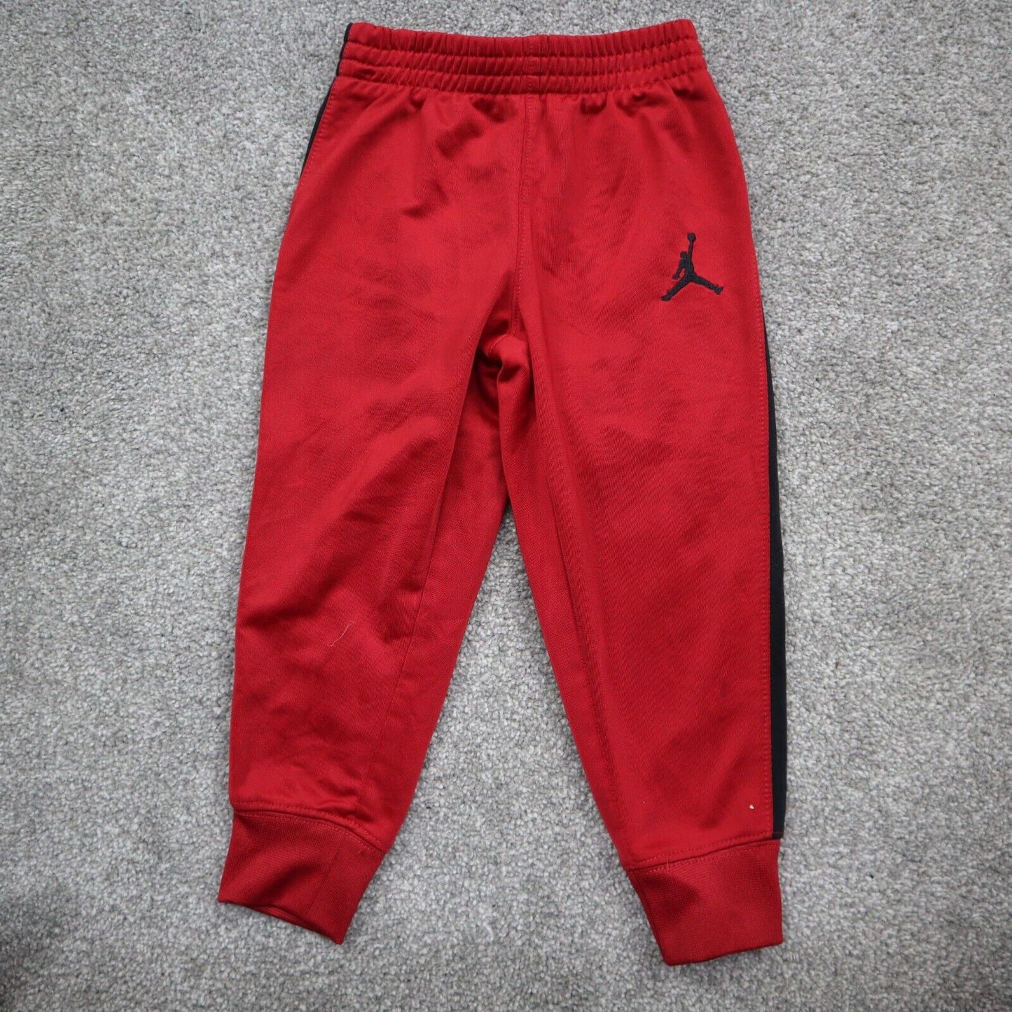 Nike Air Jordan Sweatpants Boy Sz 2T Red Jumpman Therma-Fit Joggers Elastic Wais