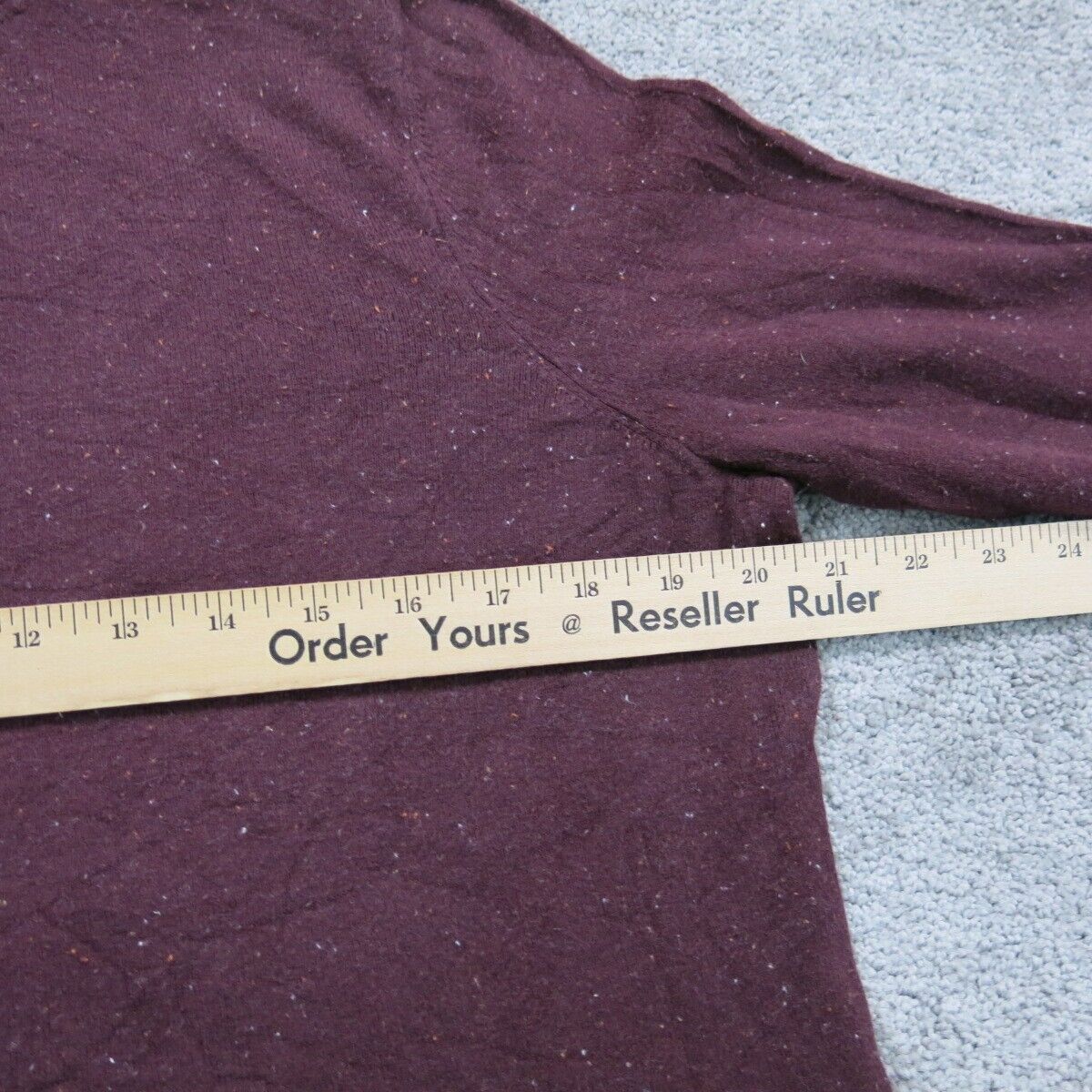 Talbots Women Pullover Knitted Sweater High Neck Long Sleeves Brown Size X Large