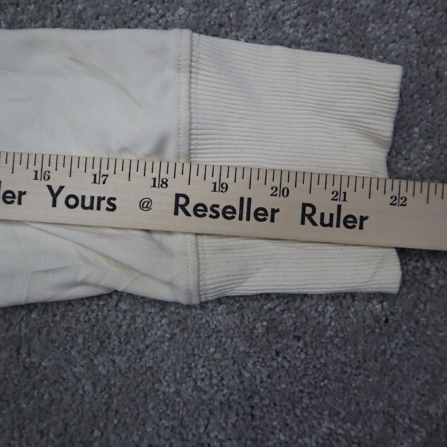 Ralph Lauren Activewear Jacket Women's Large Cream Front Button Fleece Jacket