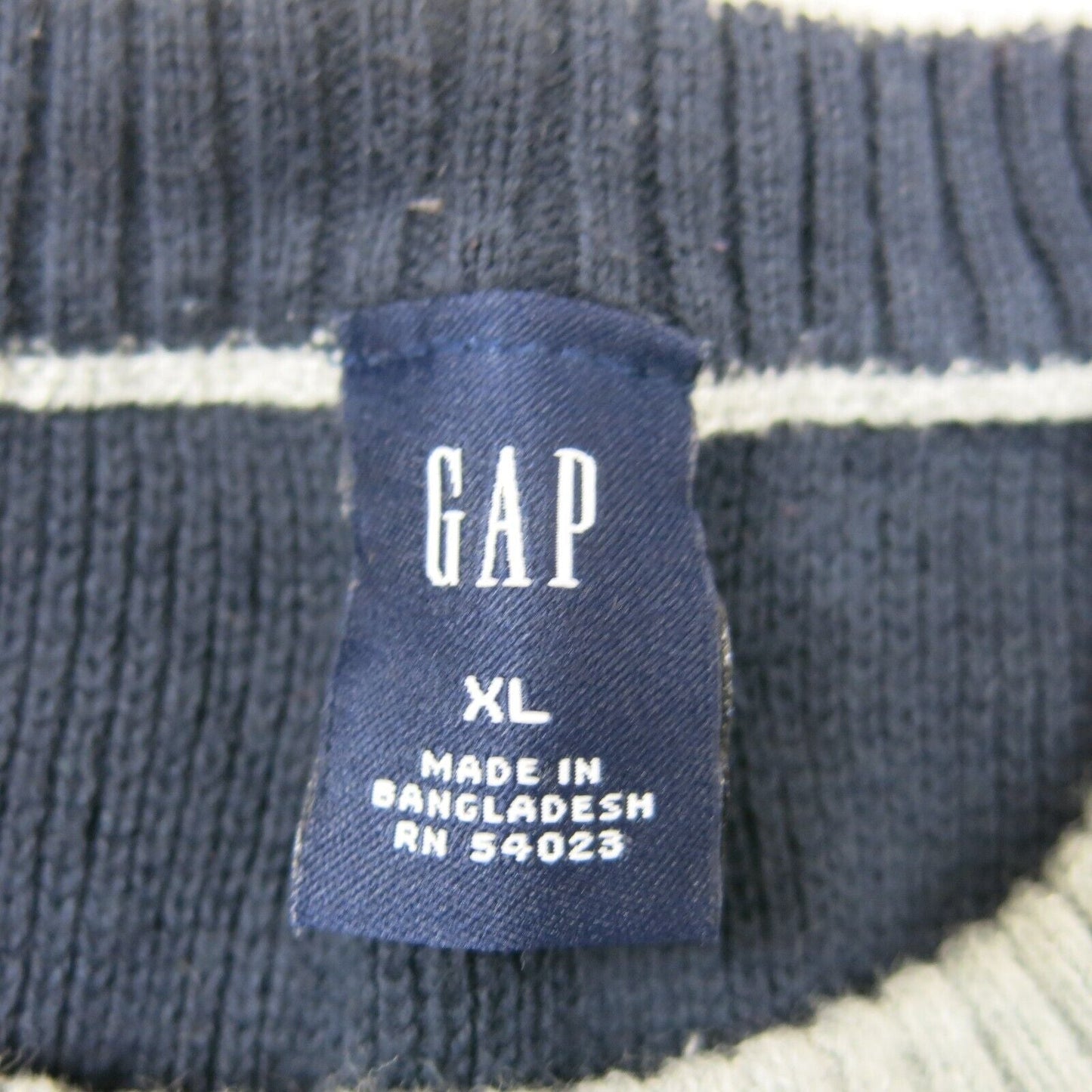 GAP Mens Sweater Crew Neck Knitted Long Sleeves Navy Blue Size X Large