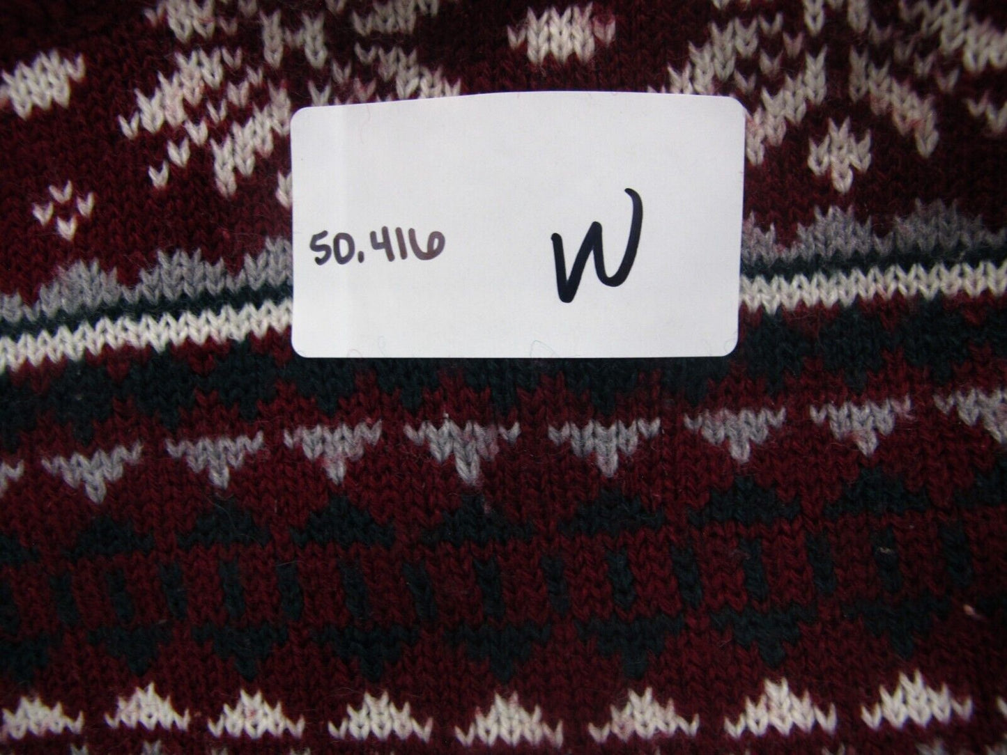 Forever 21 Womens Christmas Sweater Long Sleeves Pullover Red White Size Medium