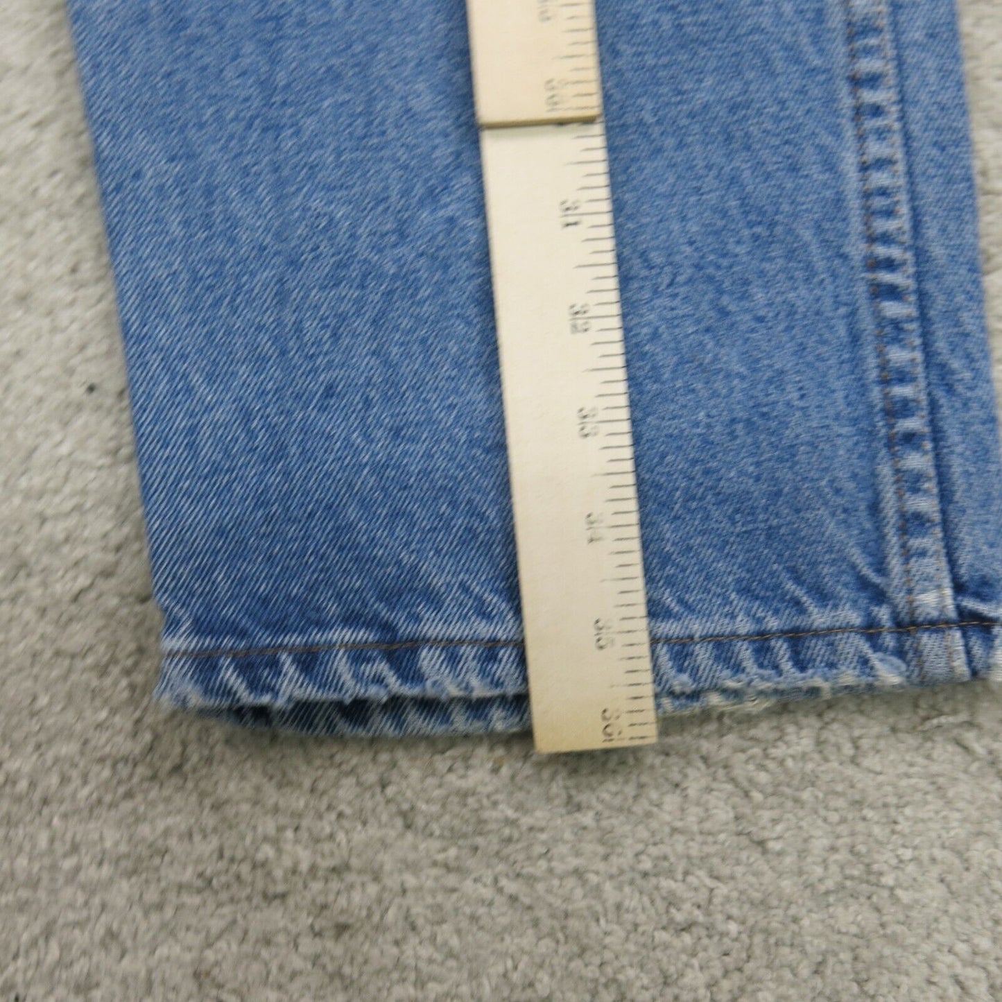 Wrangler Mens Jeans Straight Leg Stretch Regular Fit High Rise Blue Size W38xL32
