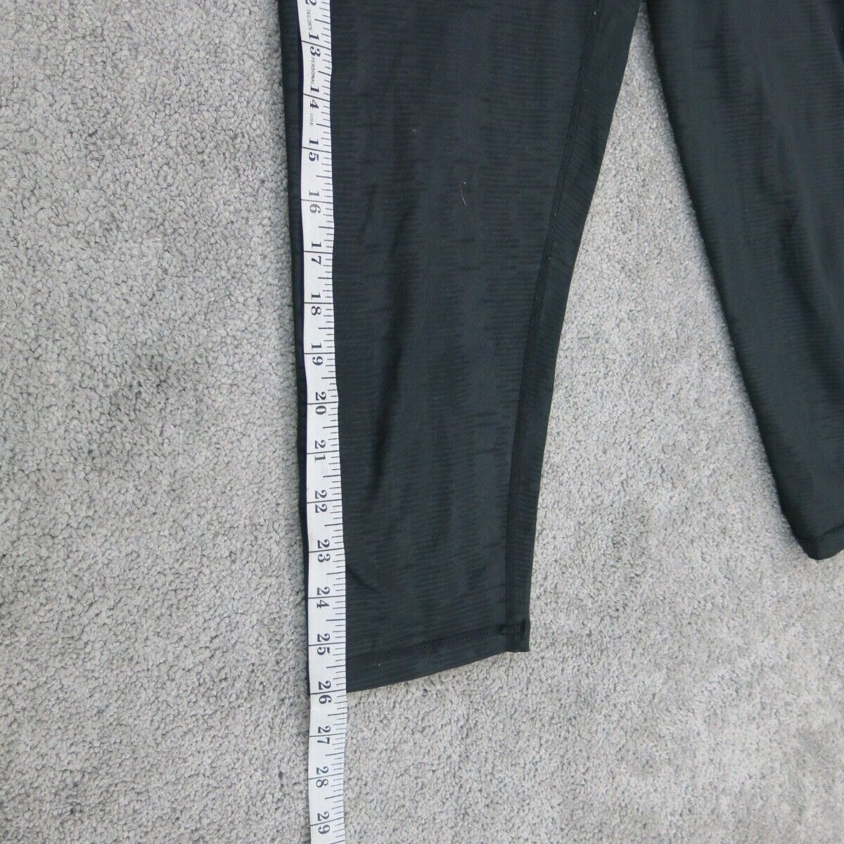 Adidas Climalite Womens Capri Legging Low Rise Elastic Waist Black Size Medium
