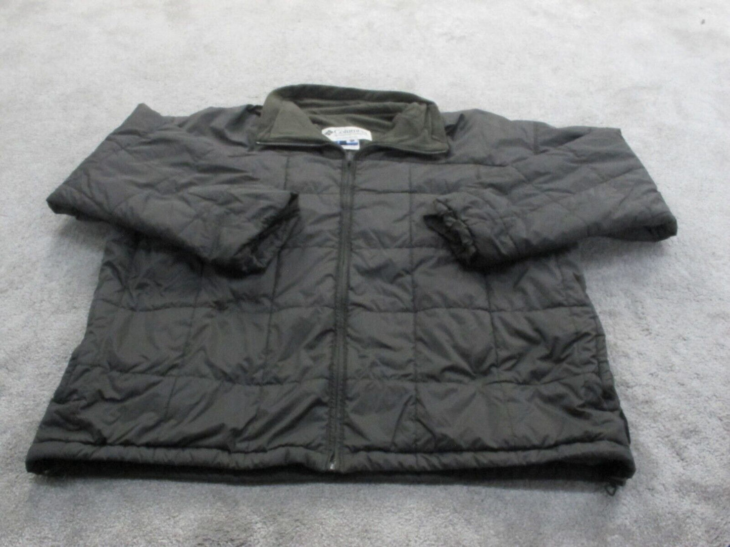 Columbia Mens Windbreaker Jacket Full Zip Up Long Sleeves Pockets Green Size XXL
