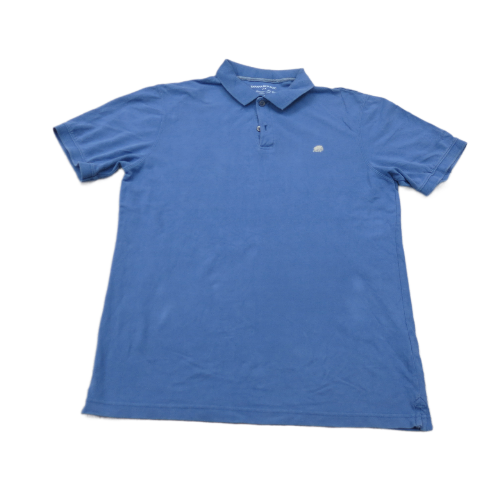 Banana Republic Mens Polo Shirt 100% Cotton Short Sleeves  Blue Size Large