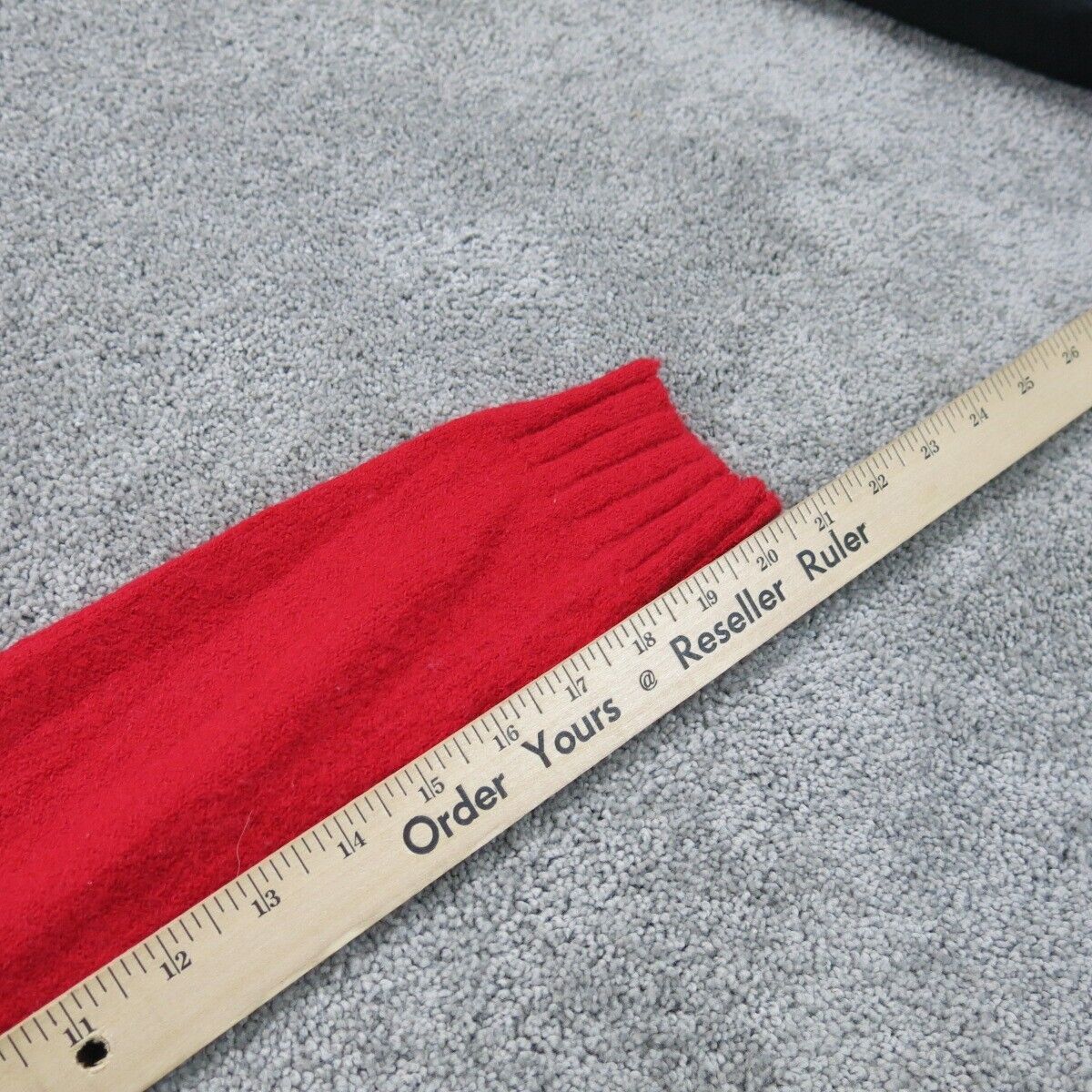 Gap Womens Pullover Sweater Top Stretch Long Sleeves High Neck Red Size Small