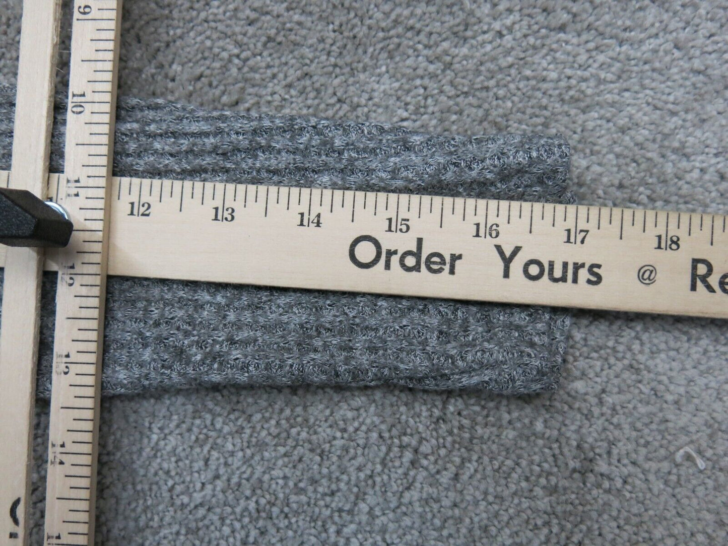 American Eagle Womens Pullover Sweater Crew Neck Long Sleeves Gray Navy Size S/P