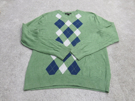 Banana Republic Womens Pullover Knitted Sweater Long Sleeves Green Size Medium