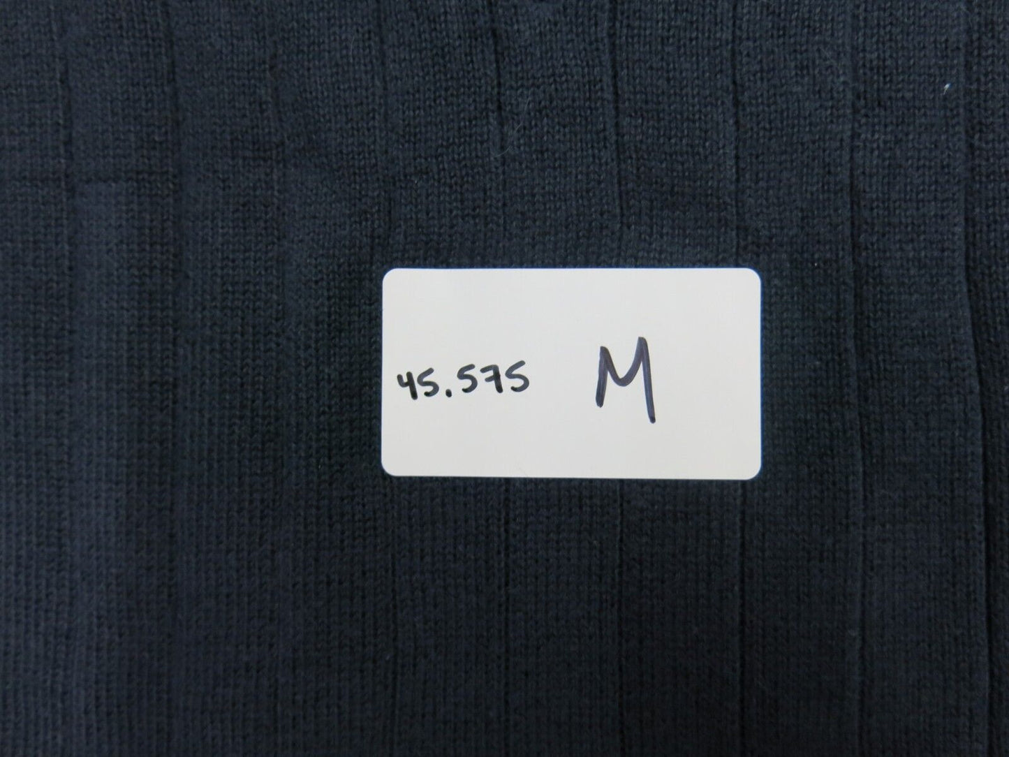 J. Crew Mens Sweatshirt 100% Cotton V Neck Long Sleeves Navy Blue Size Large