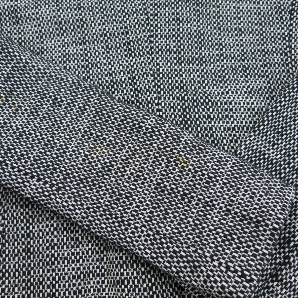 Ann Taylor Women Blazer Coat Jacket Long Sleeves Front Button White Black SZ 17