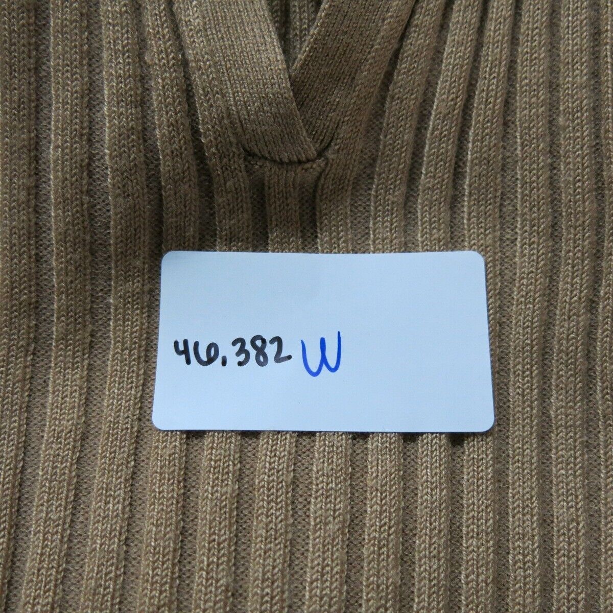 Mossimo Mens Sweater Knitted Long Sleeve Collared Neck Light Brown Size X Large