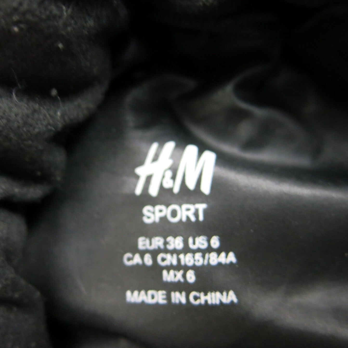 H&M Womens Puffer Vest Jacket Hooded Full Zip Up Sleeveless Pocket Black Size 36