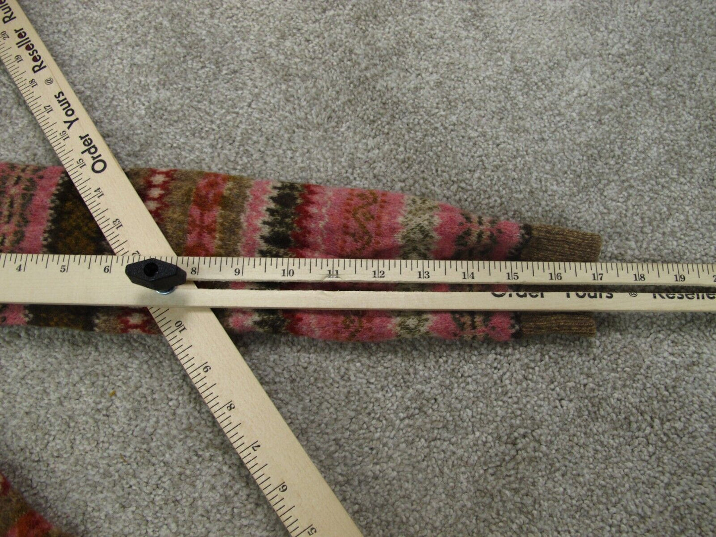 Brooks Brother Women Knitted Pullover Sweater Scoop Neck Wool Pink Brown SZ XS