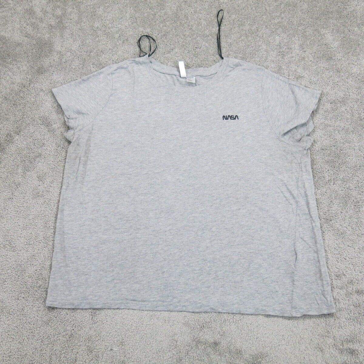 Divided by H&M Womens T Shirt Top Short Sleeve Crew Neck Heather Gray SZ X Large
