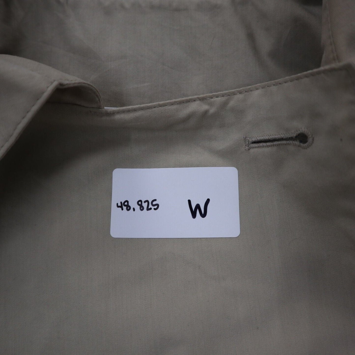 London Fog Womens Pea Coat Double Breasted Long Sleeve Pockets Beige Size 16 Reg