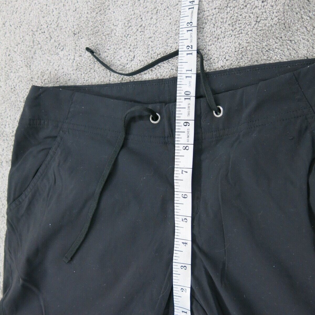 Columbia Womens Activewear Sweatpant Mid Rise Elastic Waist Black Size W6XL18