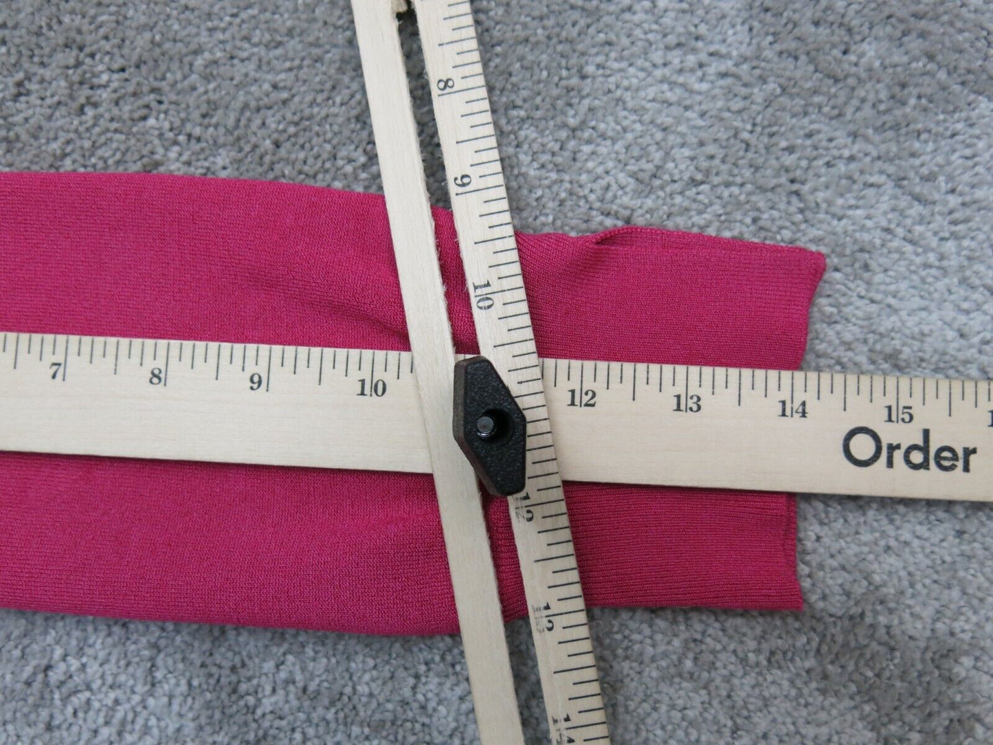 Banana Republic Womens Cardigan Sweater Knitted 3/4 Sleeve Pocket Pink SZ Small