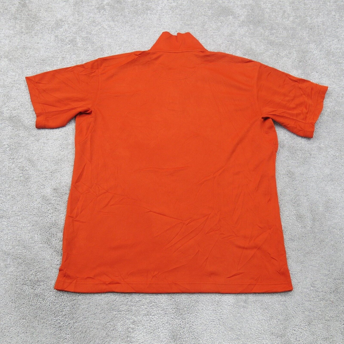 Columbia Sportswear Mens Golf Polo Shirt Omni Shade Logo Orange Size Medium