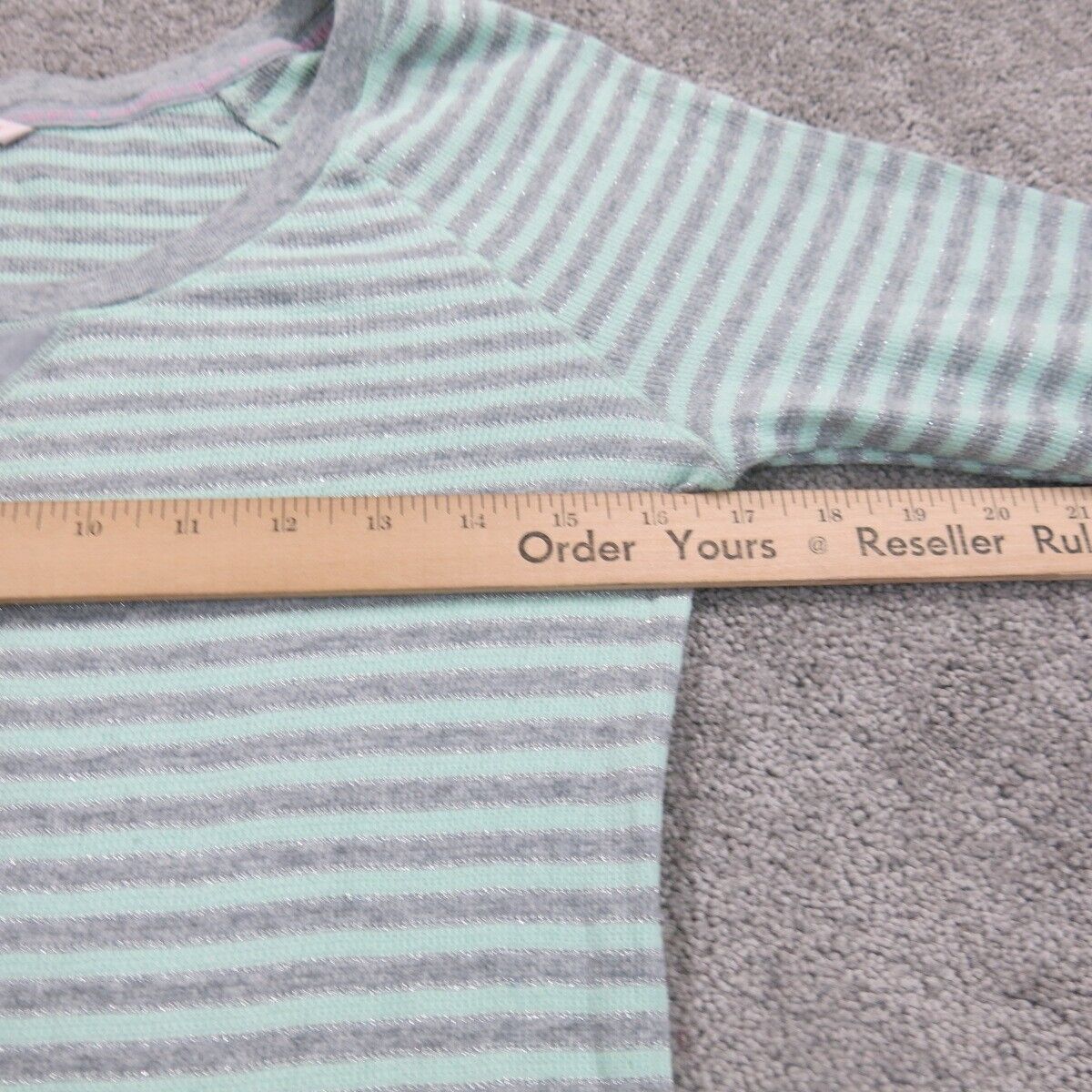 Victoria Secret Womens Sweater Knitted Scoop Neck Long Sleeve Aqua Blue Size S P