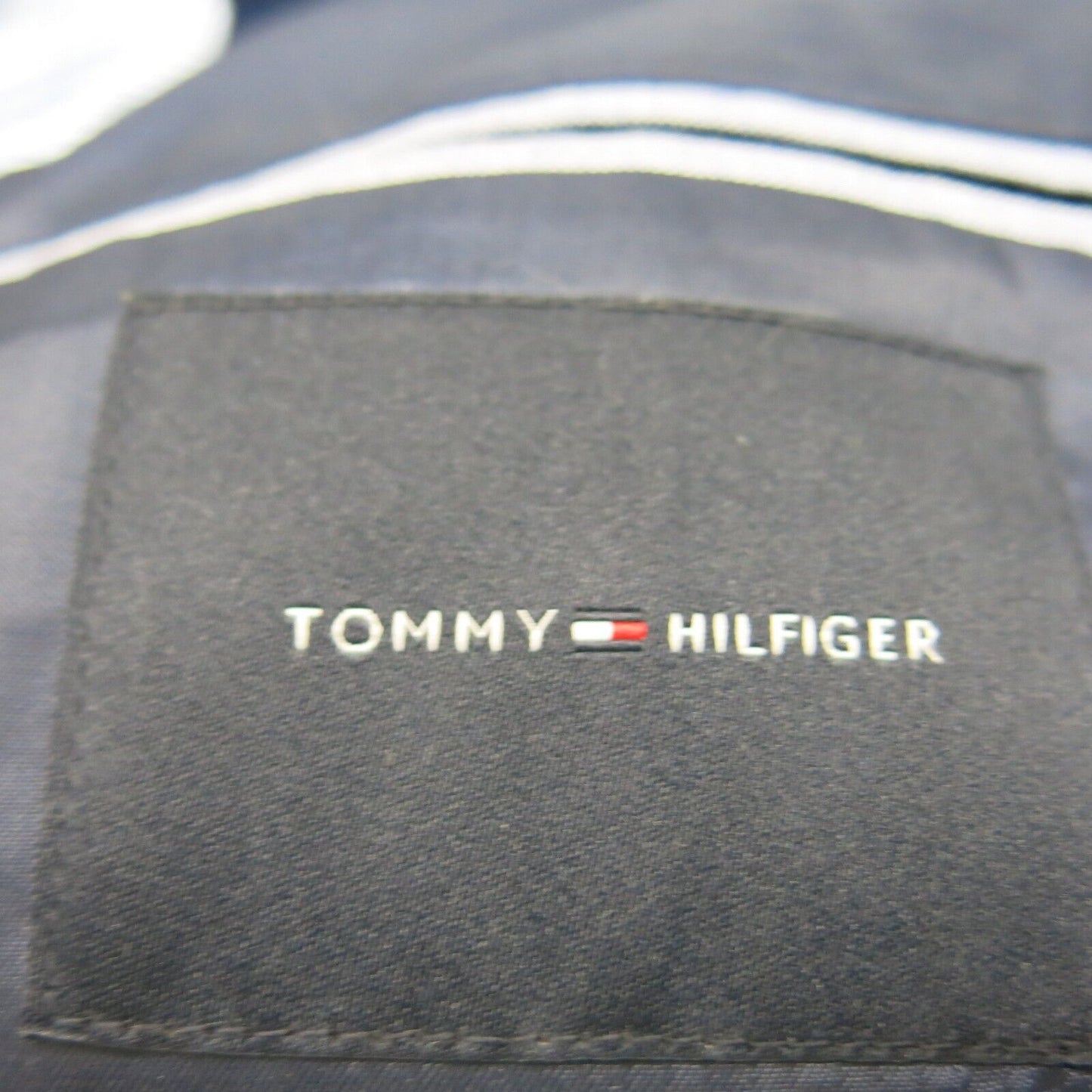 Tommy Hilfiger Mens Blazer Coat Single Breasted Long Sleeves Blue Size 42R