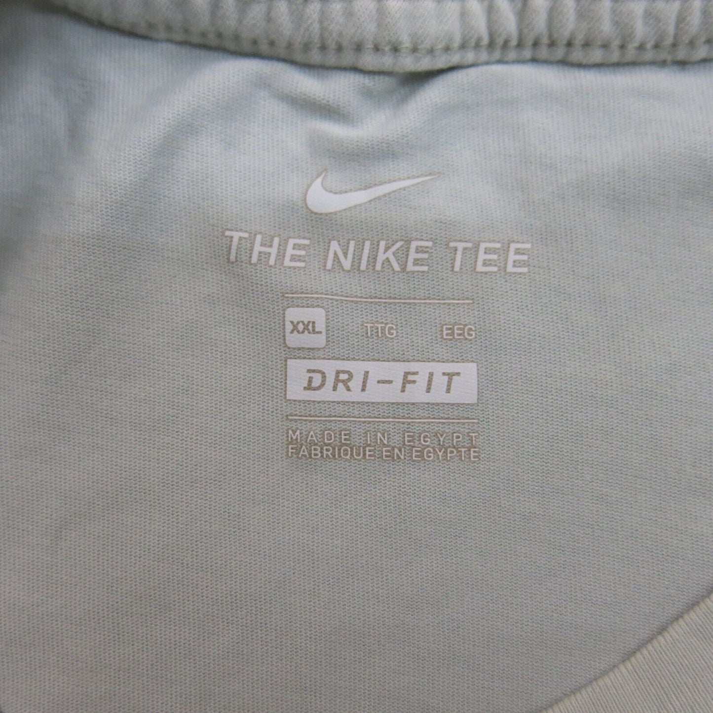 The Nike Tee Mens T Shirt Crew Neck Short Sleeve Dri Fit Gray Size XX Large