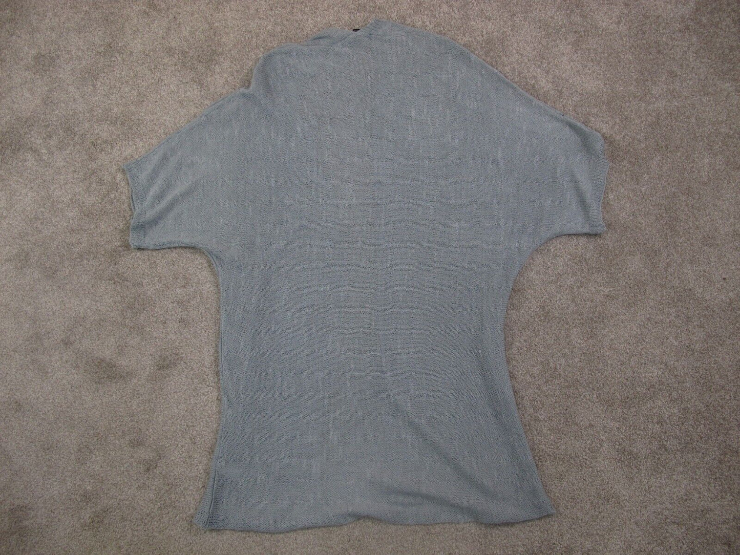 Forever21 Womens Cardigan Sweater Open Front Long Sleeves Blue Size Medium