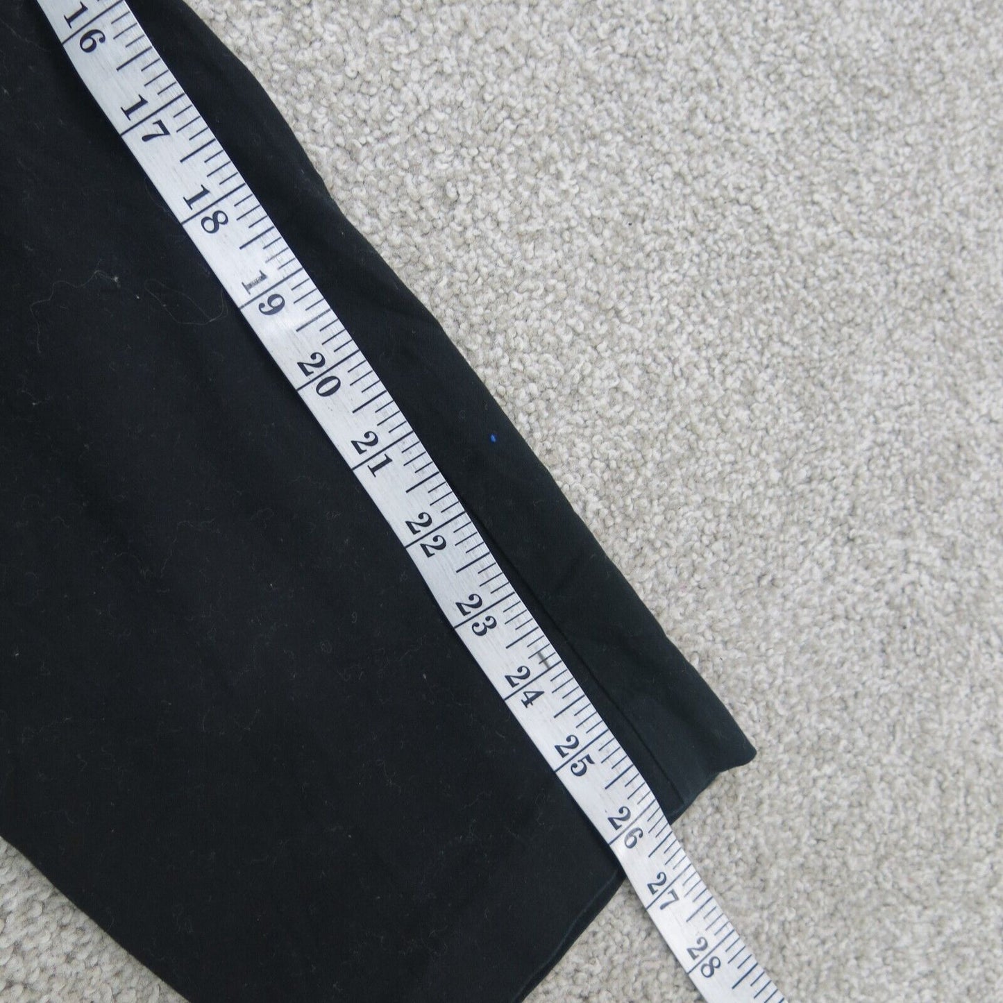 H&M Womens Pants Ankle Skinny Leg Mid Rise Flat Front Pull On Black Size 10