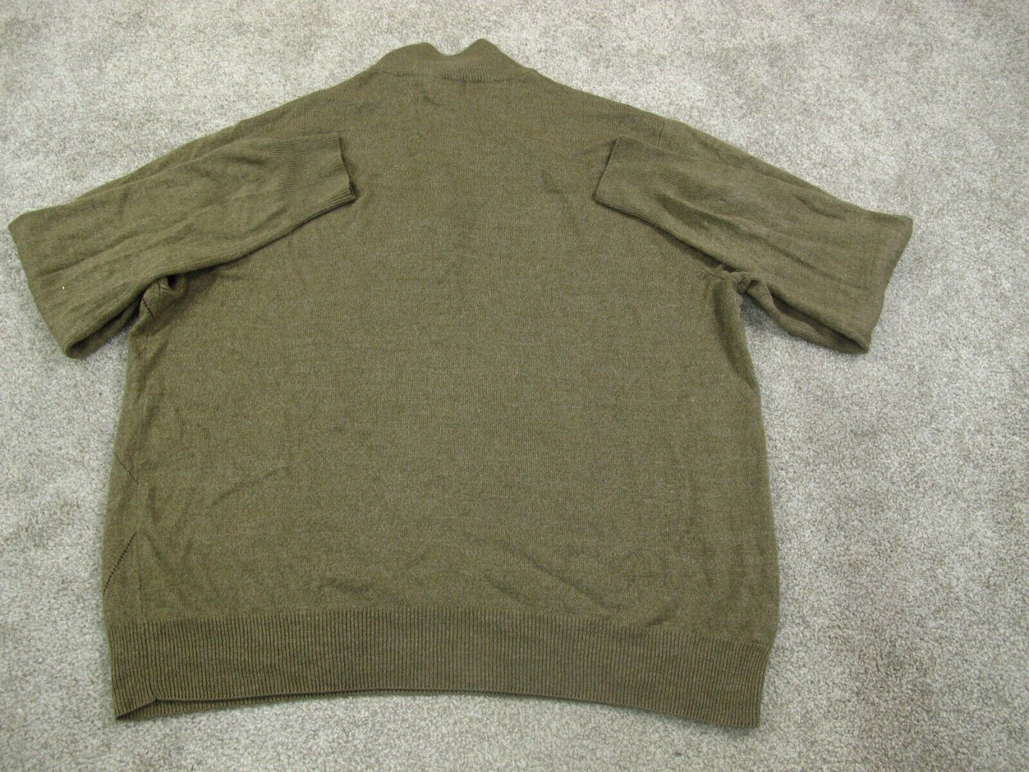 Dockers Womens Pullover Sweater Long Sleeve Mock Neck Olive Green Size X Large