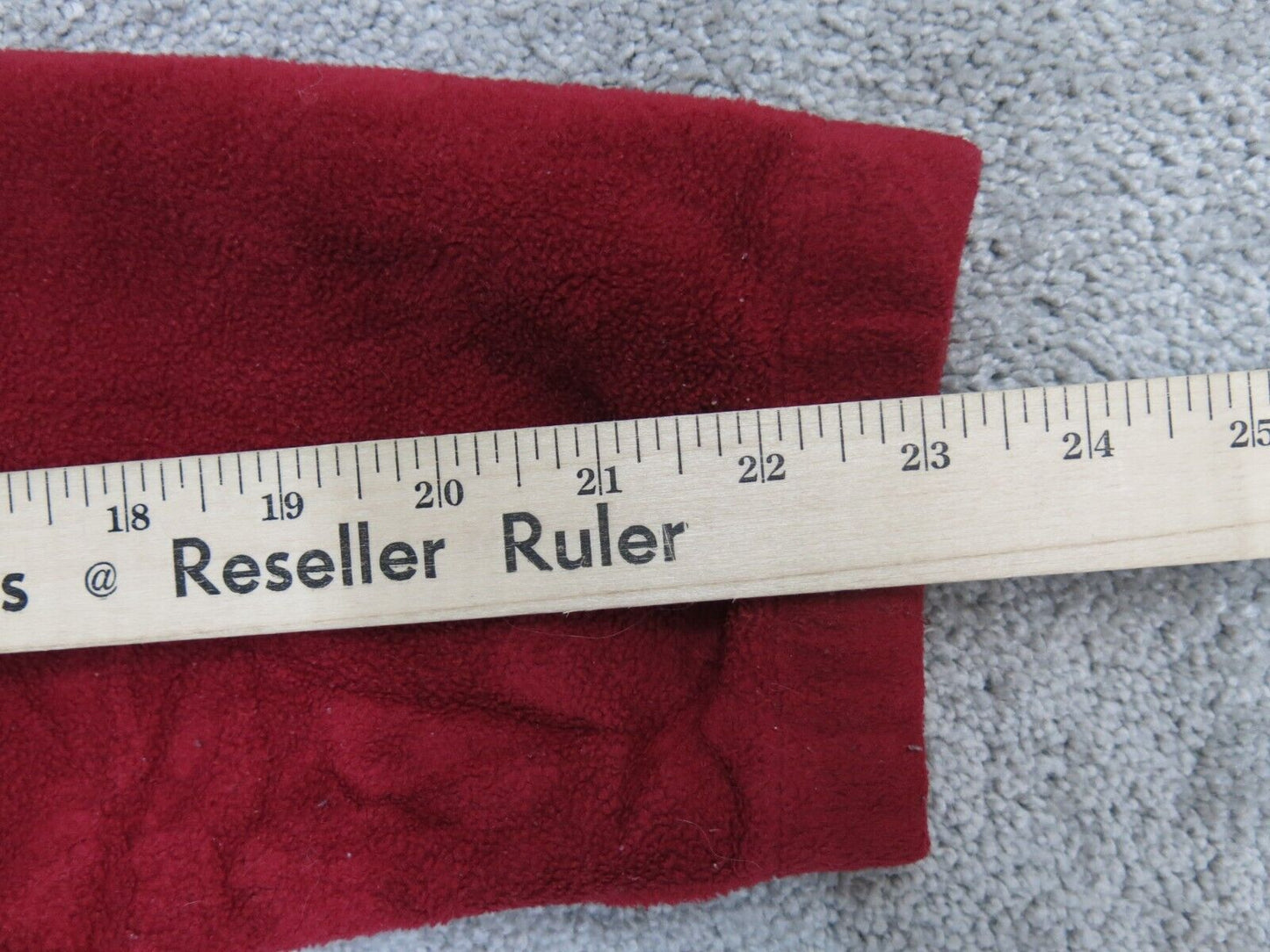 Columbia Mens Full Zip Up Jacket Long Sleeves Mock Neck Red Size Large