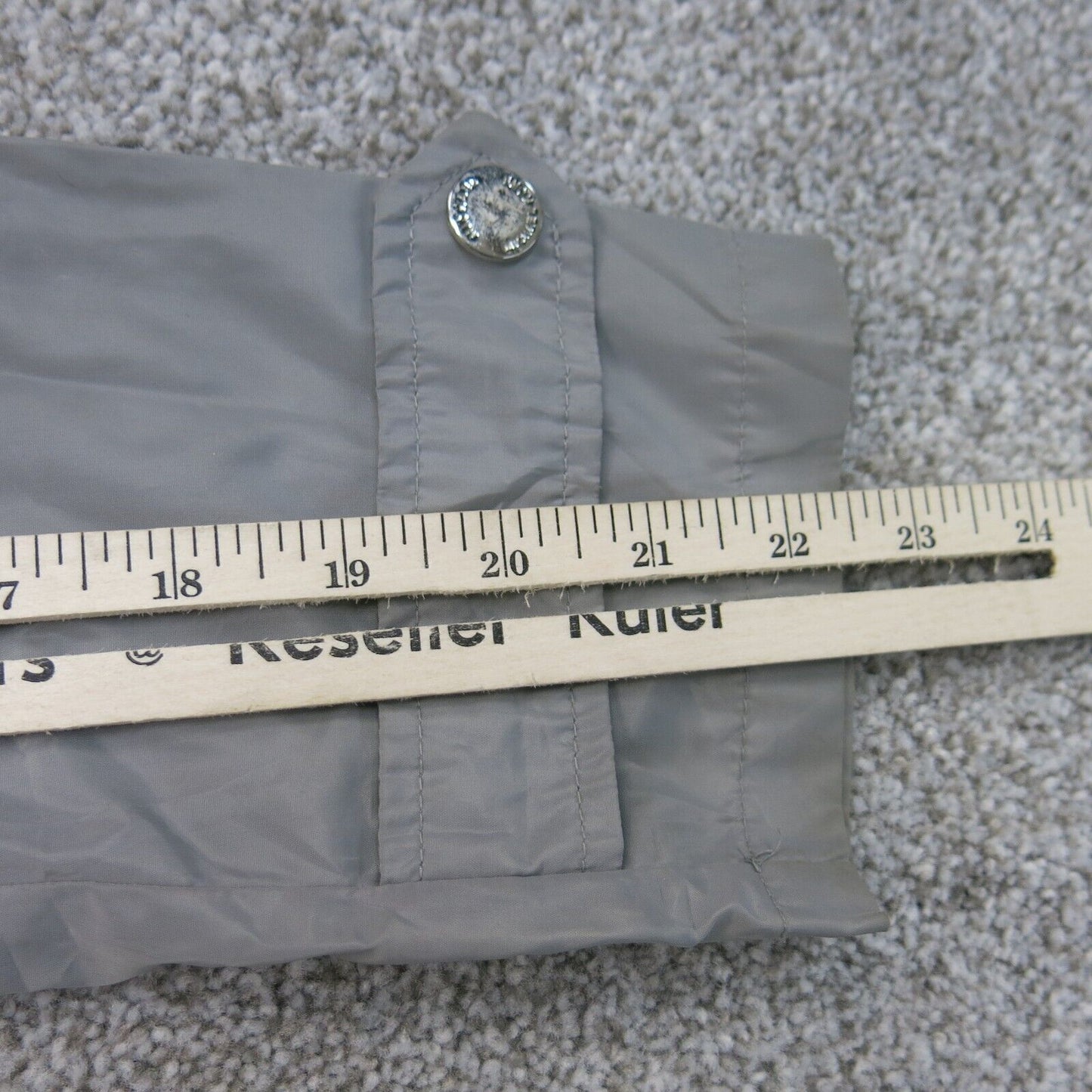 Michael Kors Womens Hoodie Jacket Full Zip Up Long Sleeves Pockets Gray SZ Small
