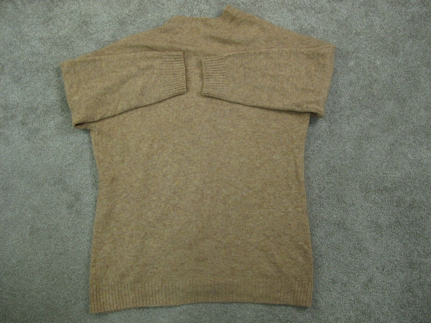 American Eagle Women Cardigan Sweater Open Front Long Sleeve Tan Khaki Size M